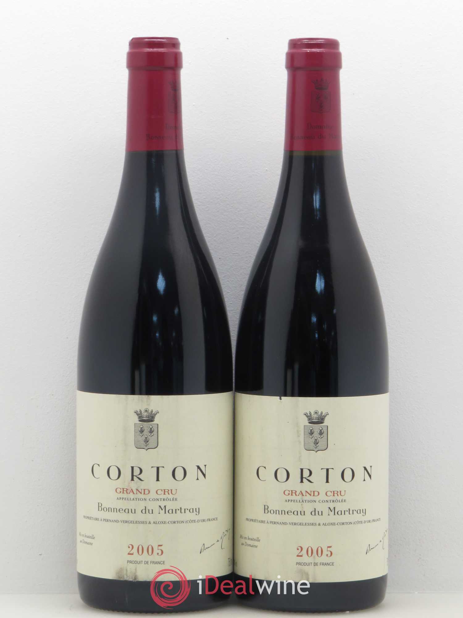 Corton Grand Cru Bonneau du Martray (Domaine) 2005 - Lot de 2 bouteilles - 0