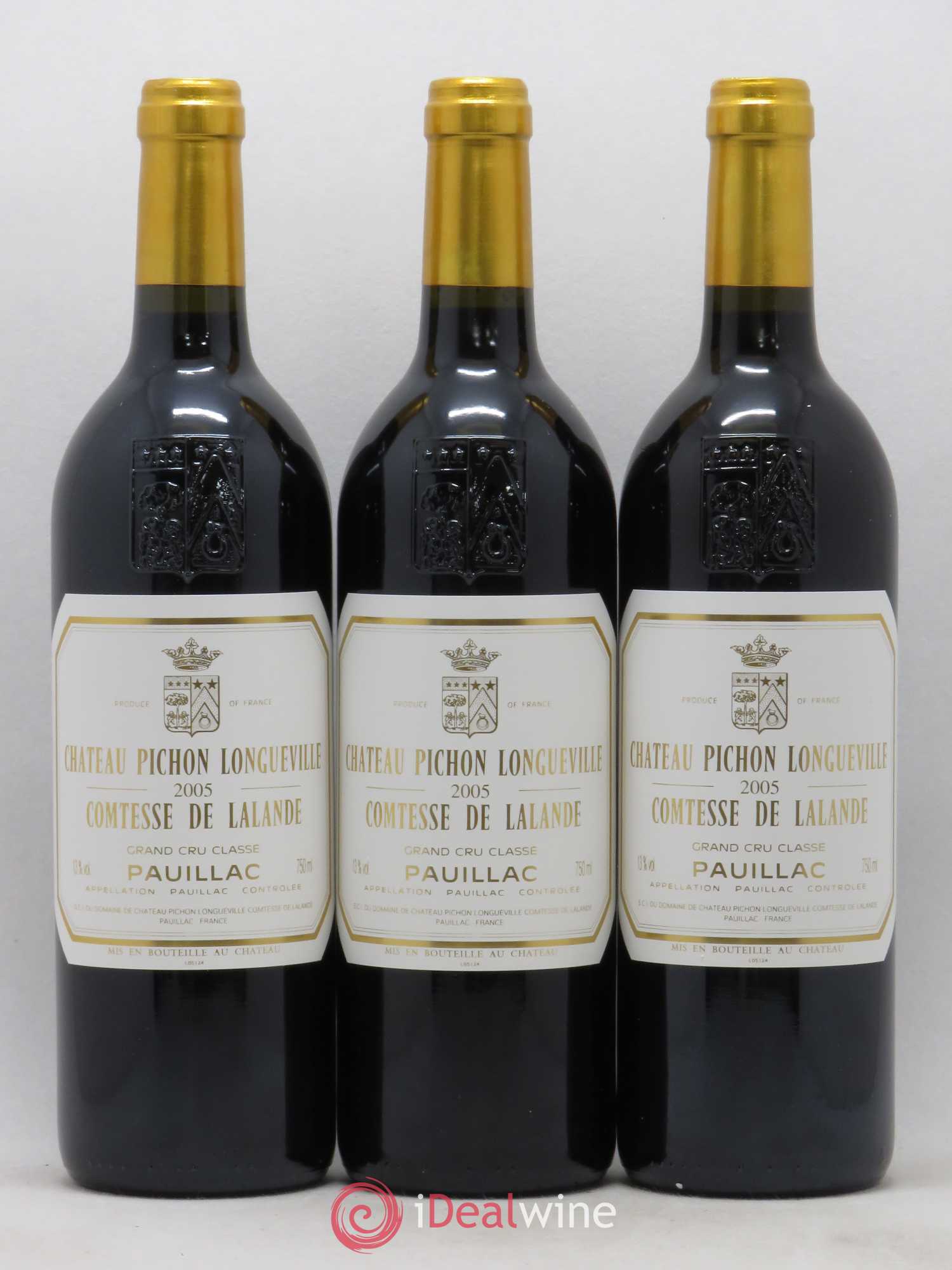Château Pichon Longueville Comtesse de Lalande 2ème Grand Cru Classé 2005 - Lot de 12 bouteilles - 1