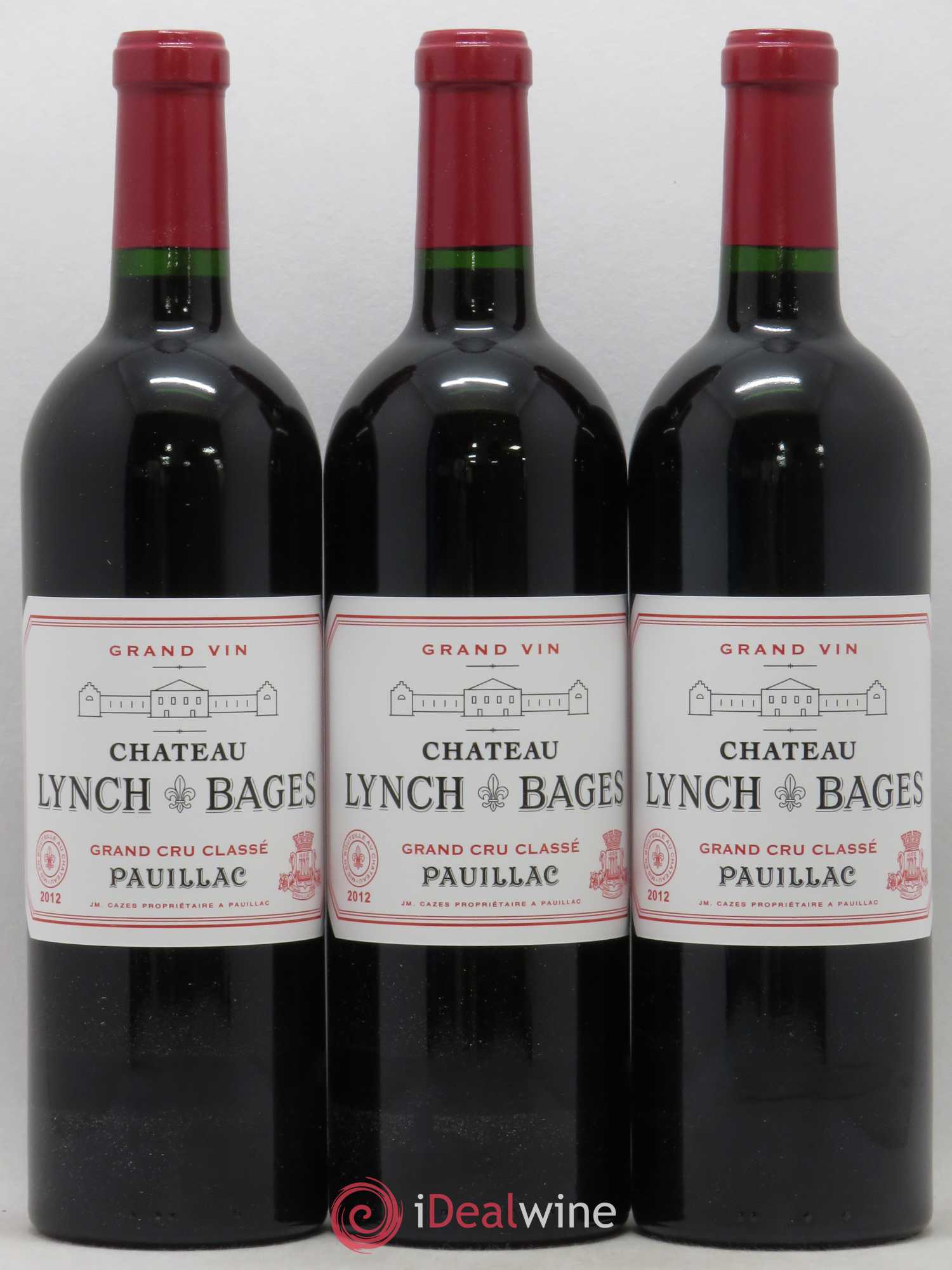 Château Lynch Bages 5ème Grand Cru Classé 2012 - Lot de 6 bouteilles - 1