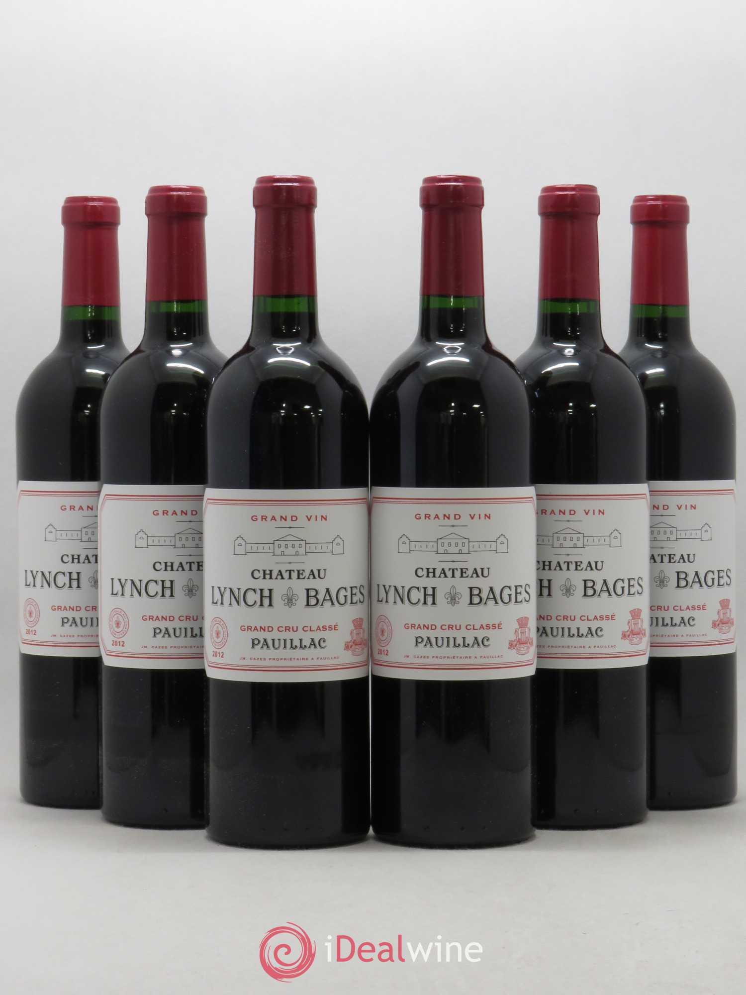 Château Lynch Bages 5ème Grand Cru Classé 2012 - Lot de 6 bouteilles - 0