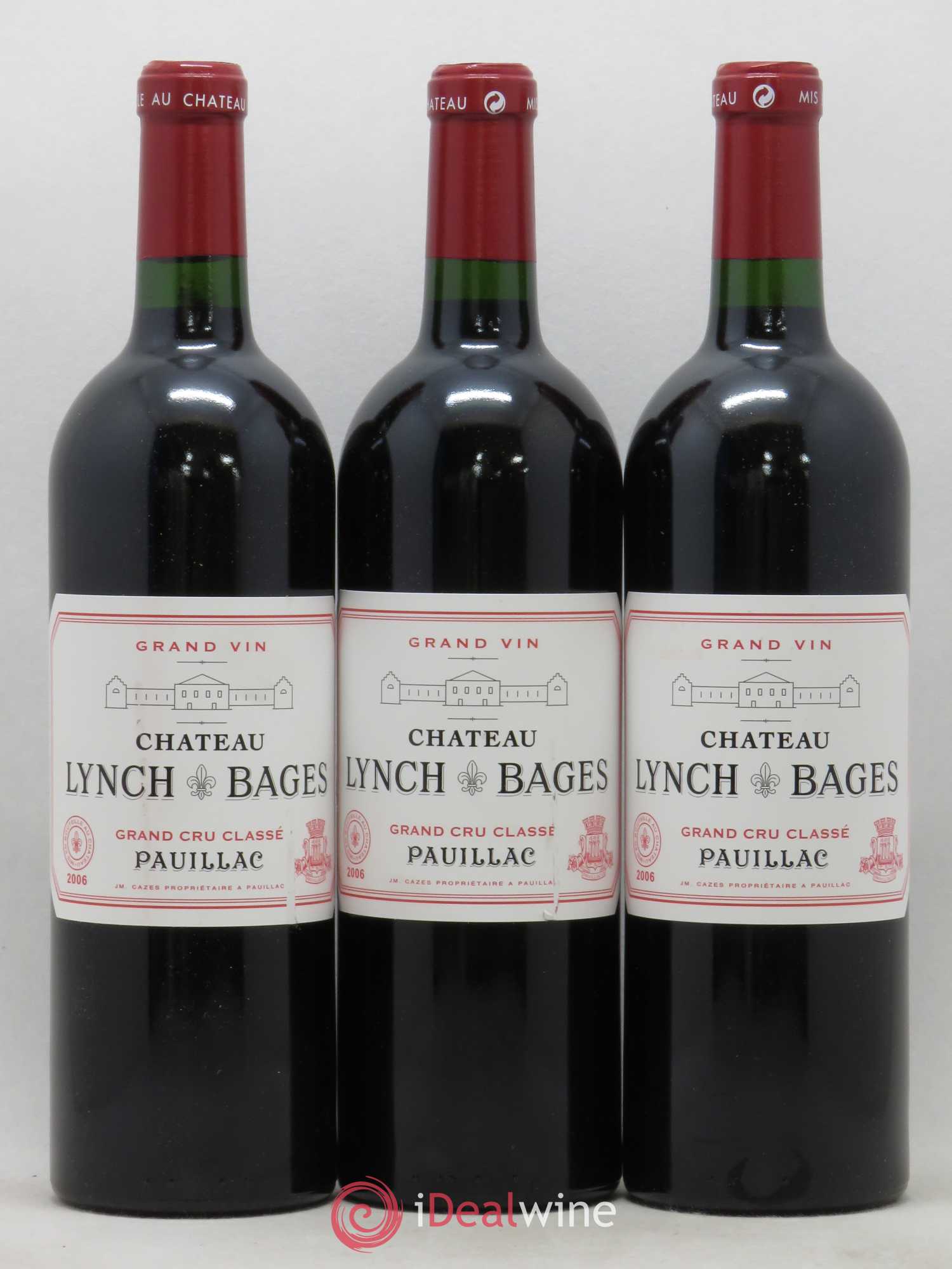 Château Lynch Bages 5ème Grand Cru Classé 2006 - Lot de 6 bouteilles - 1