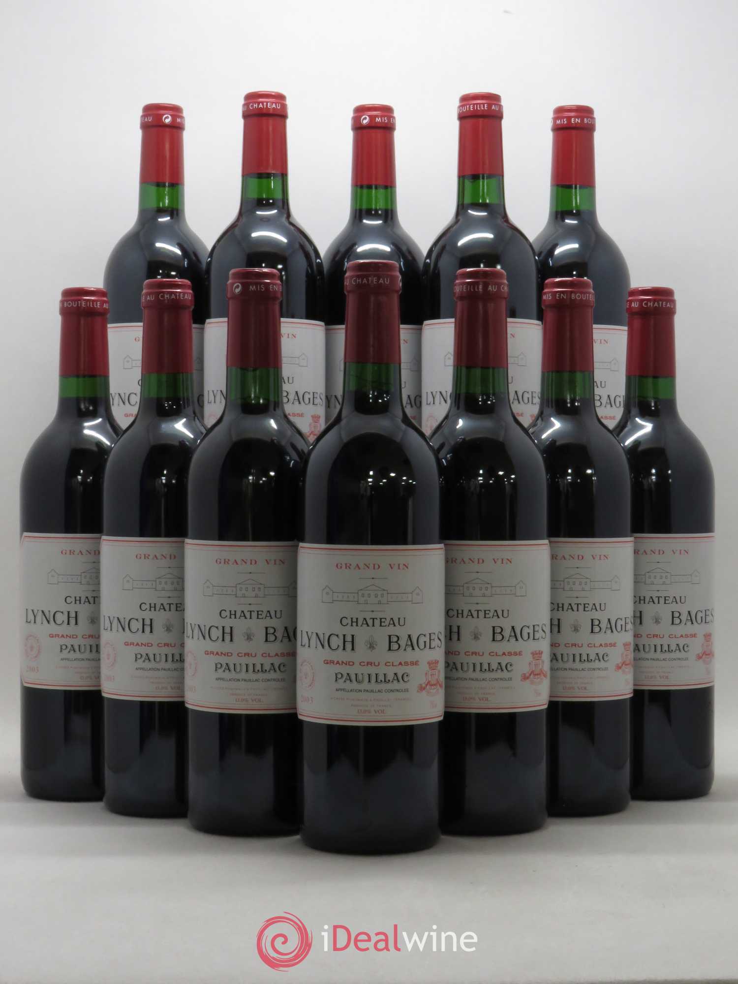 Château Lynch Bages 5ème Grand Cru Classé 2003 - Lot de 12 bouteilles - 0