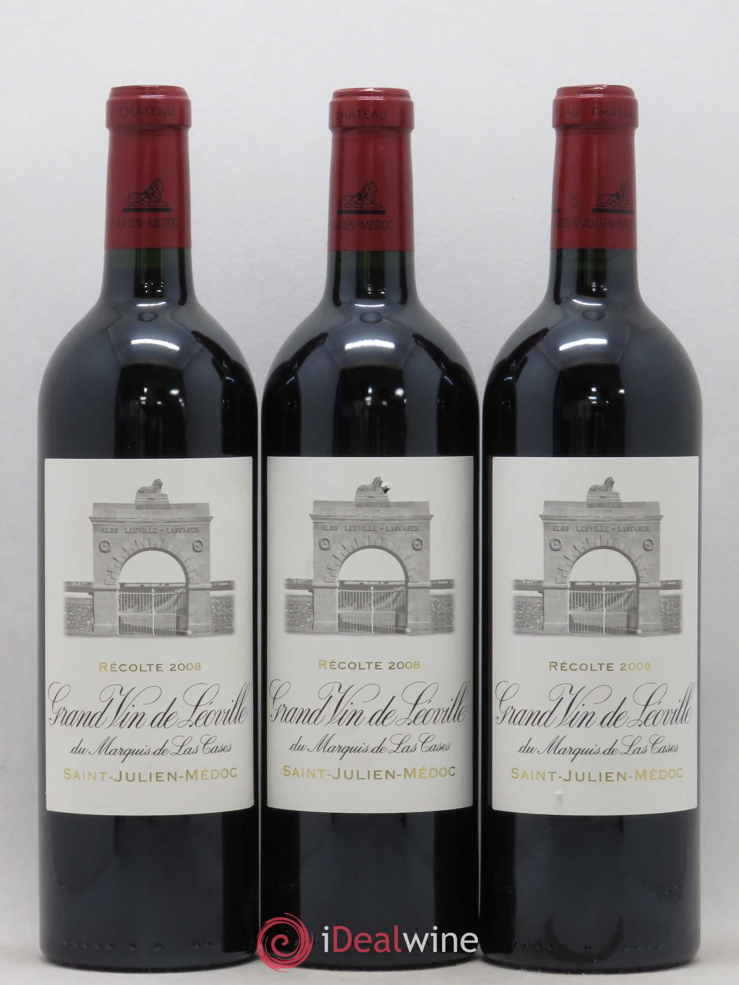 Château Léoville Las Cases 2ème Grand Cru Classé 2008 - Lot de 6 bouteilles - 1