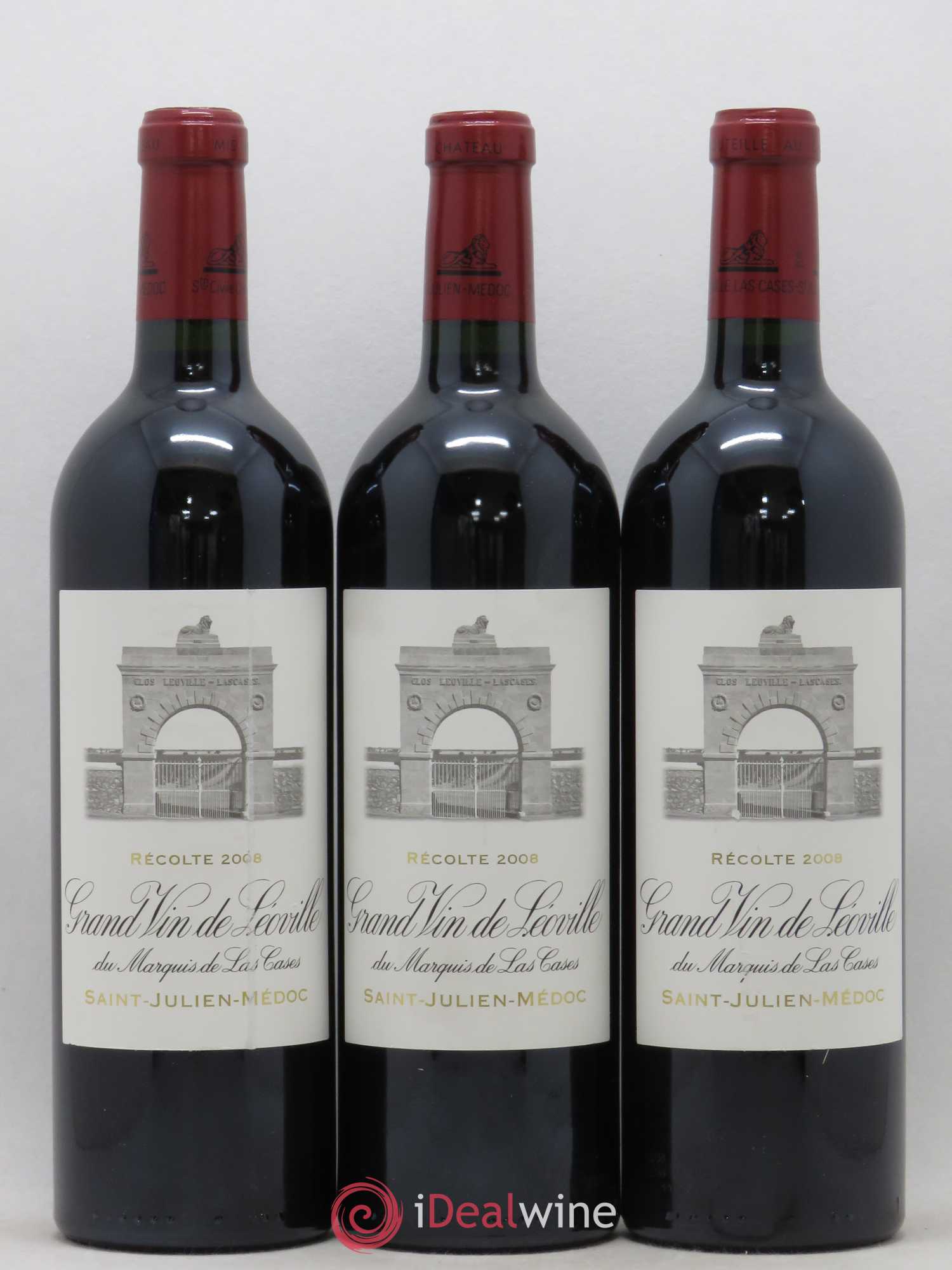 Château Léoville Las Cases 2ème Grand Cru Classé 2008 - Lot de 6 bouteilles - 2