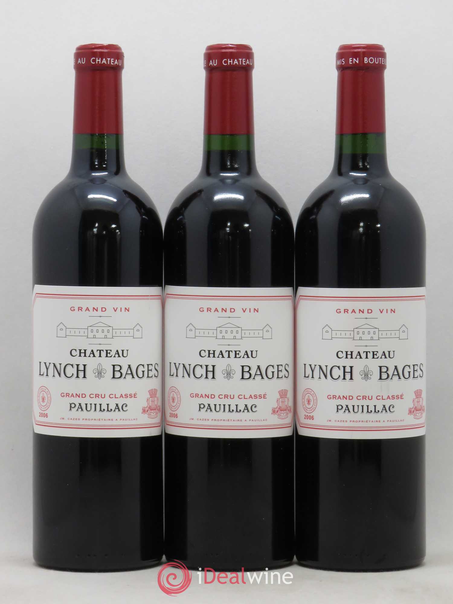 Château Lynch Bages 5ème Grand Cru Classé 2006 - Lot de 12 bouteilles - 1