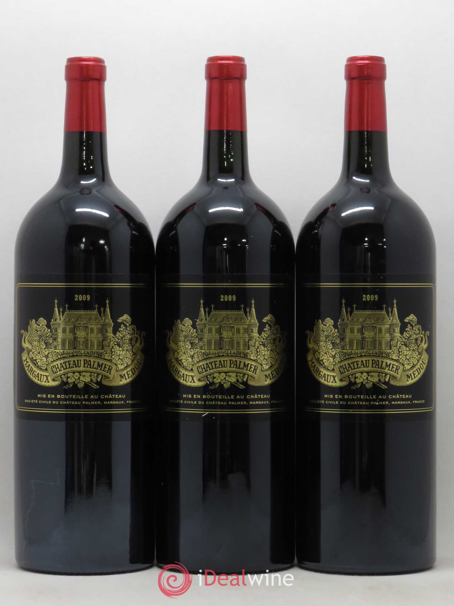 Château Palmer 3ème Grand Cru Classé 2009 - Lot de 3 magnums - 0