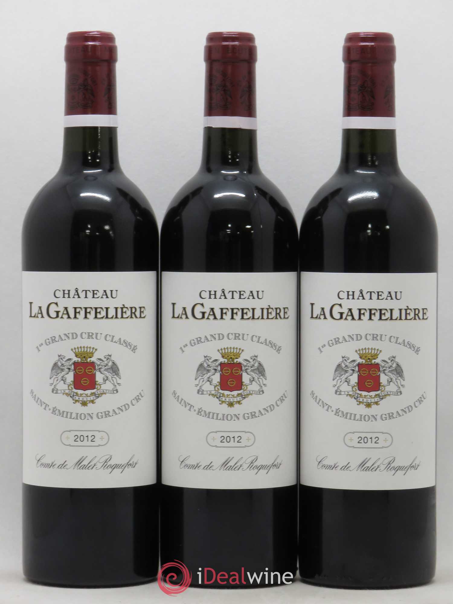 Château la Gaffelière 1er Grand Cru Classé B 2012 - Lot de 12 bouteilles - 1
