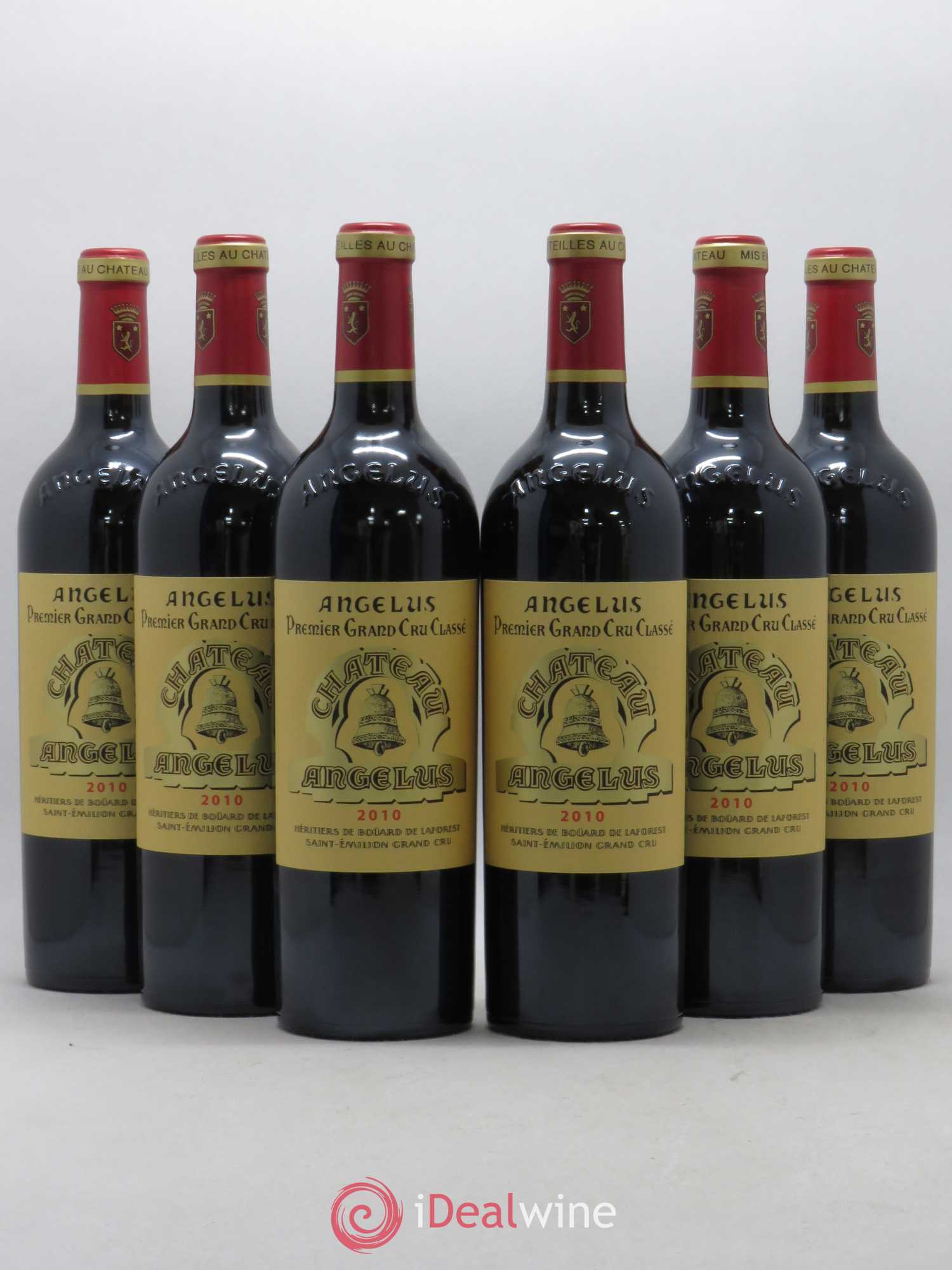 Château Angélus 1er Grand Cru Classé A 2010 - Lot de 6 bouteilles - 0