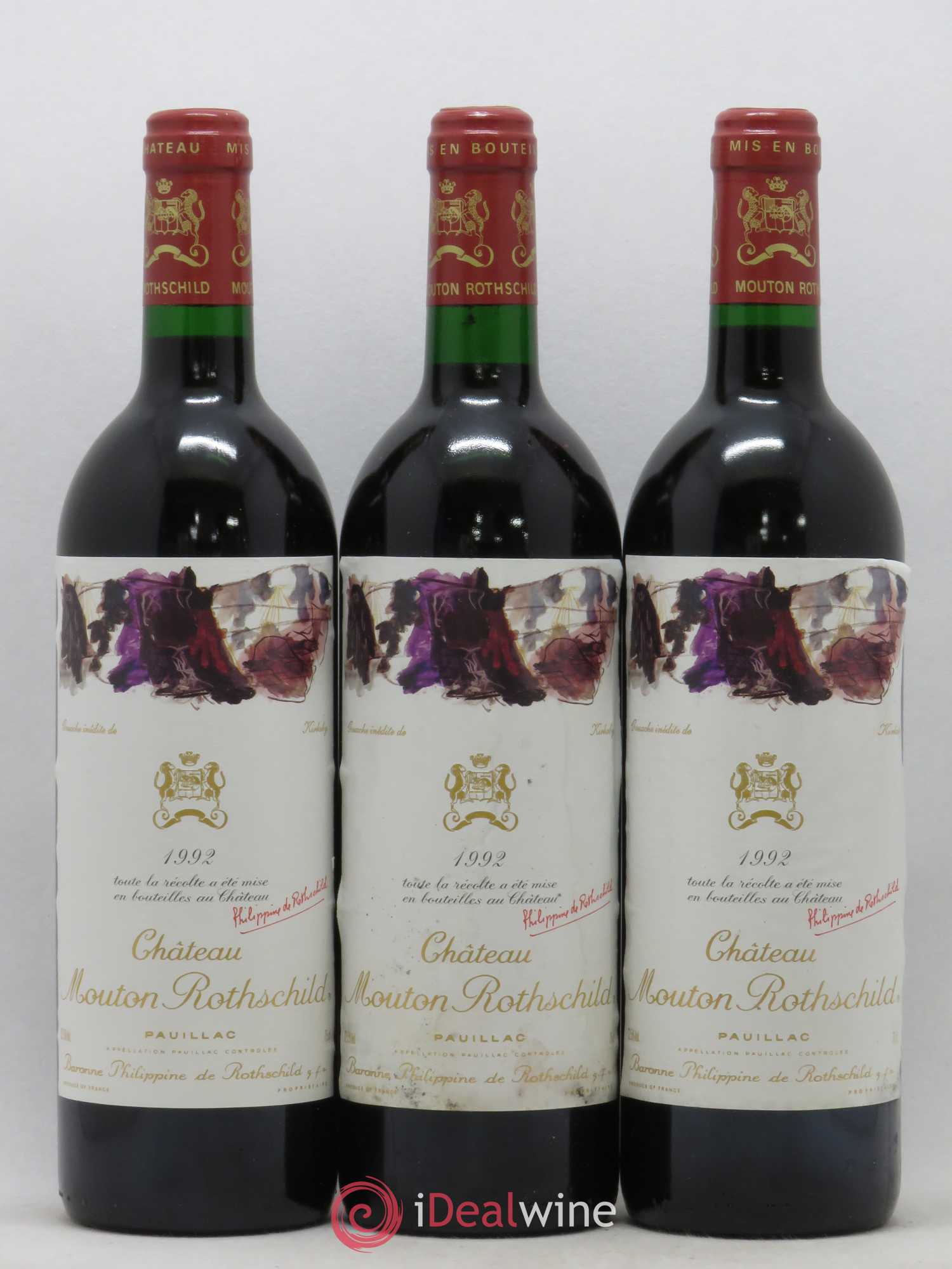 Château Mouton Rothschild 1er Grand Cru Classé 1992 - Lot de 6 bouteilles - 3