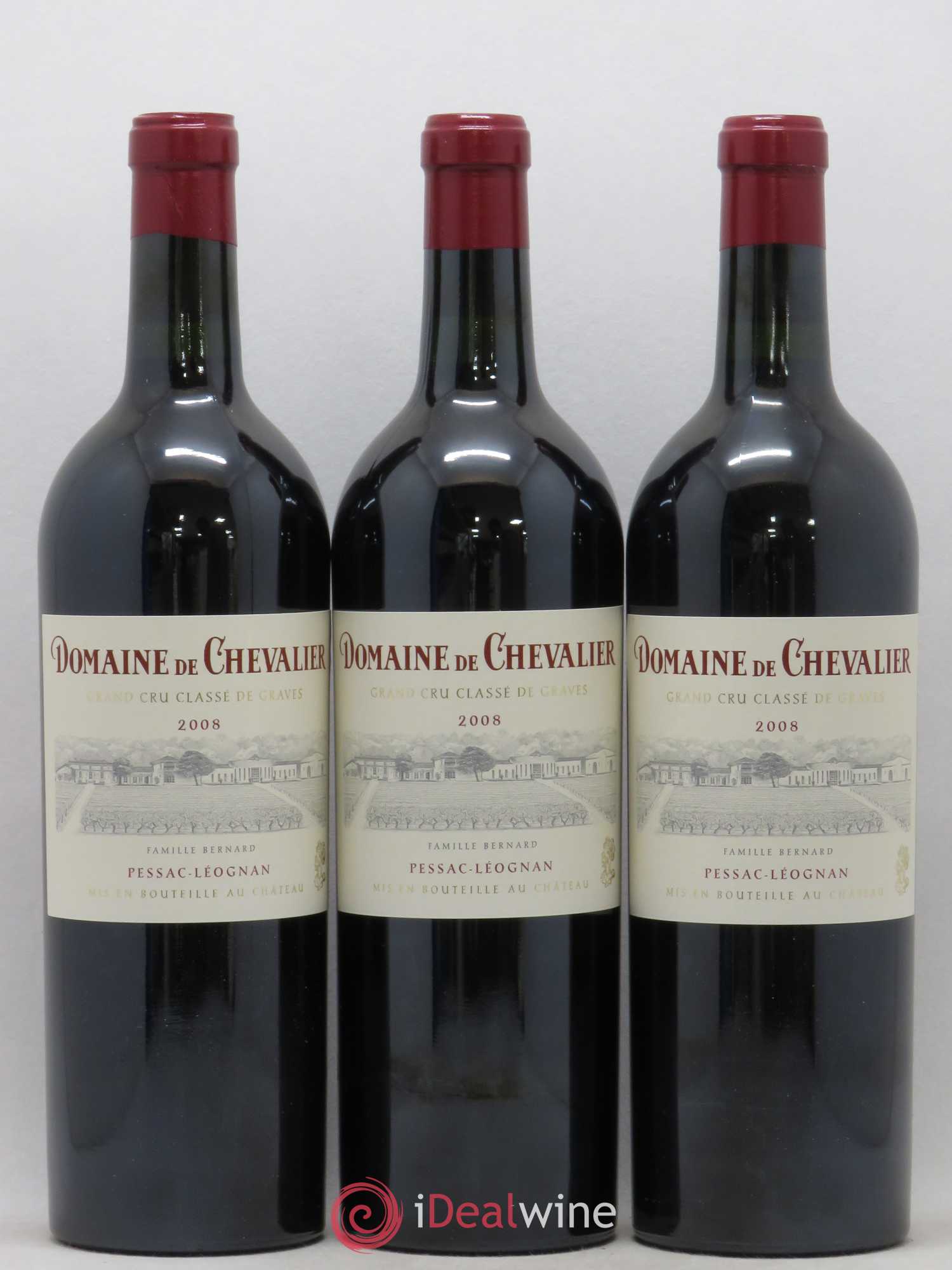 Domaine de Chevalier Cru Classé de Graves 2008 - Lot de 12 bouteilles - 1