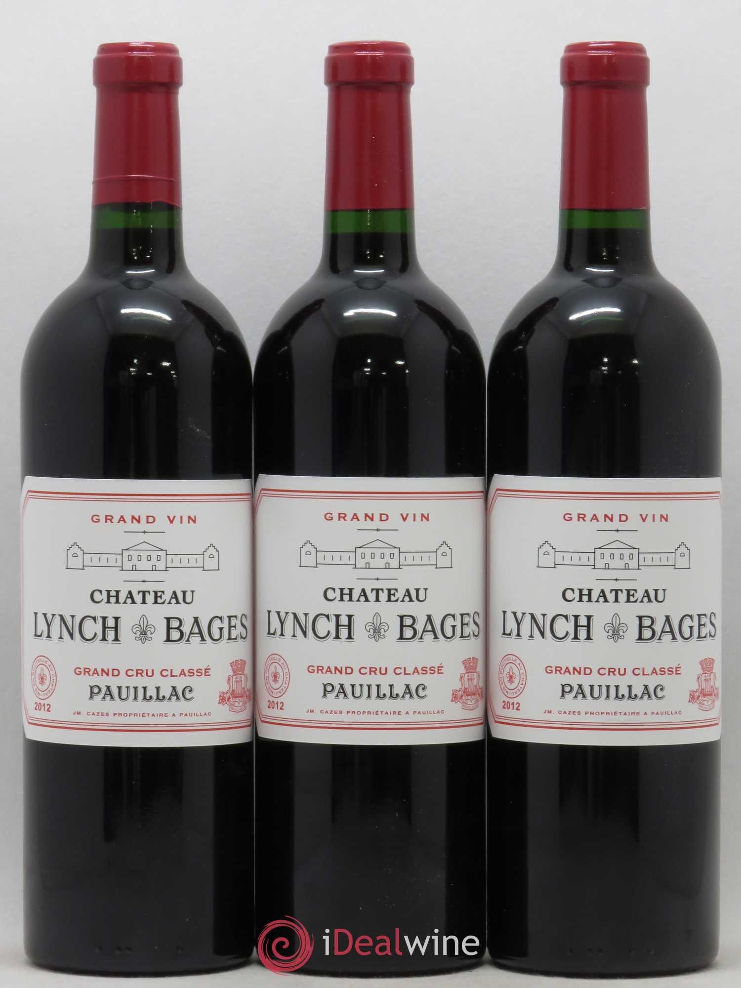 Château Lynch Bages 5ème Grand Cru Classé 2012 - Lot de 12 bouteilles - 1