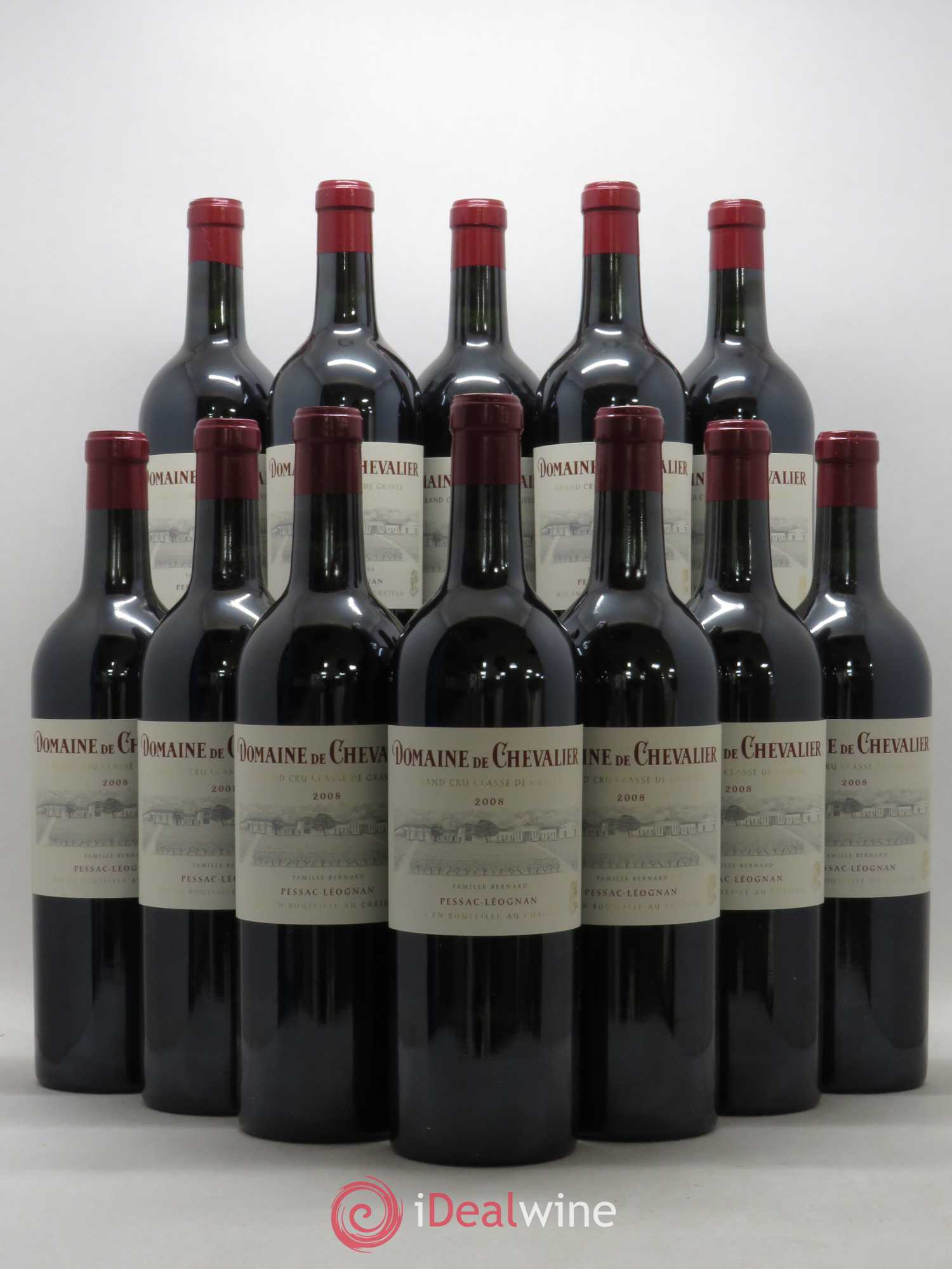 Domaine de Chevalier Cru Classé de Graves 2008 - Lot de 12 bouteilles - 0