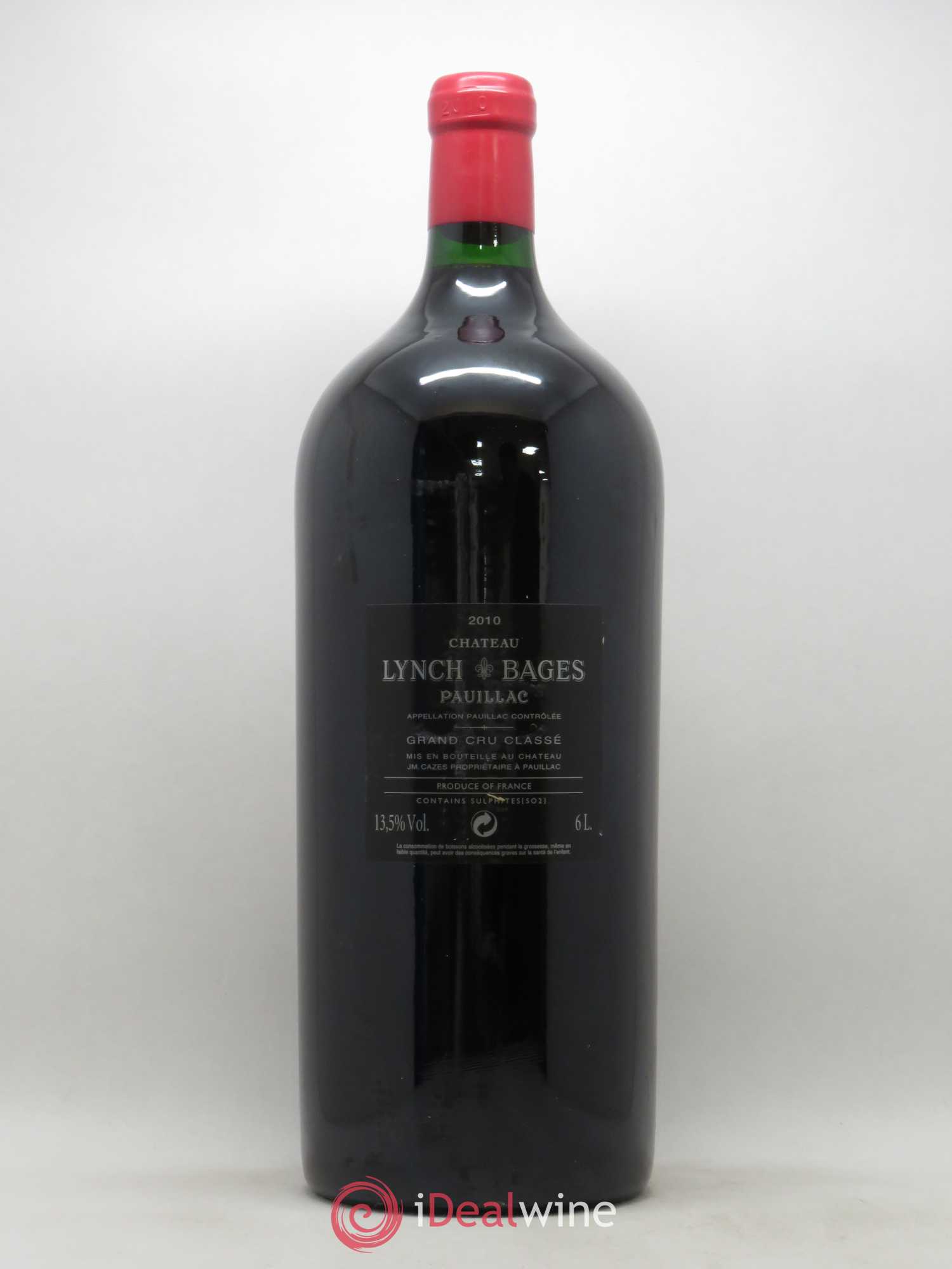 Château Lynch Bages 5ème Grand Cru Classé 2010 - Lot de 1 impériale - 1