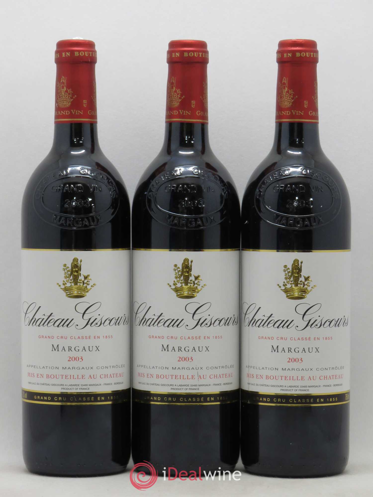 Château Giscours 3ème Grand Cru Classé 2003 - Lot de 12 bouteilles - 1