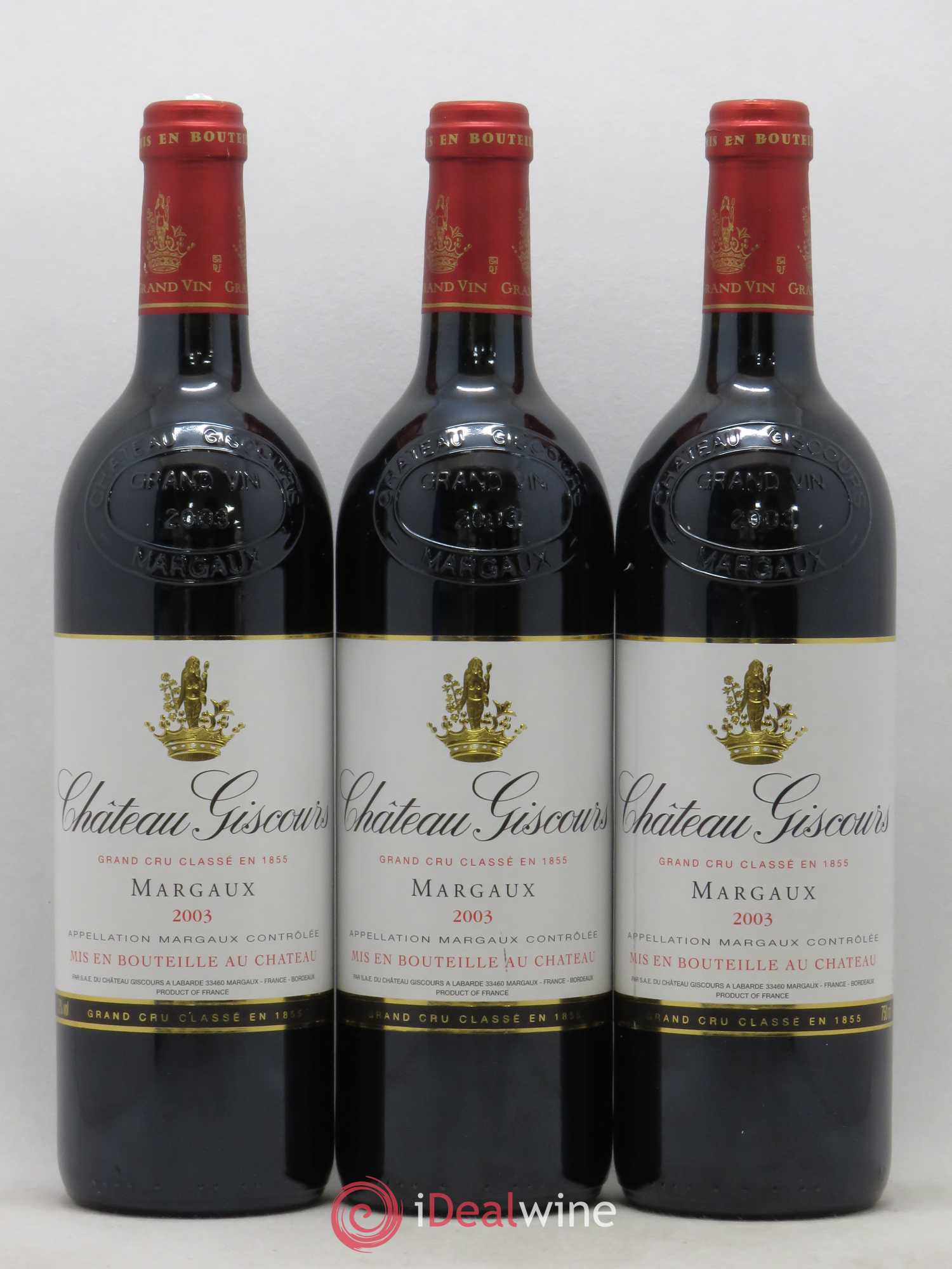 Château Giscours 3ème Grand Cru Classé 2003 - Lot de 12 bouteilles - 2