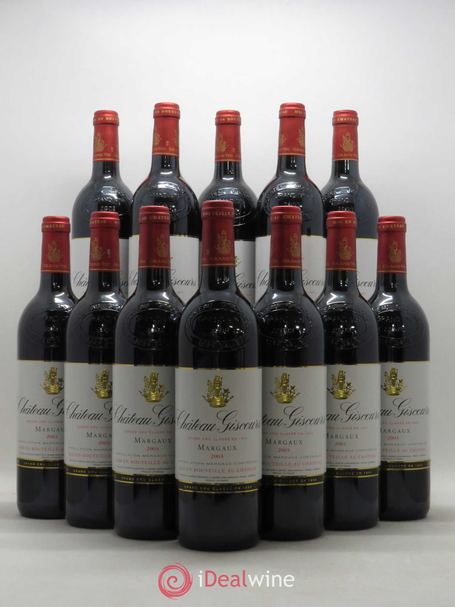 Château Giscours 3ème Grand Cru Classé 2003 - Lot de 12 bouteilles - 0