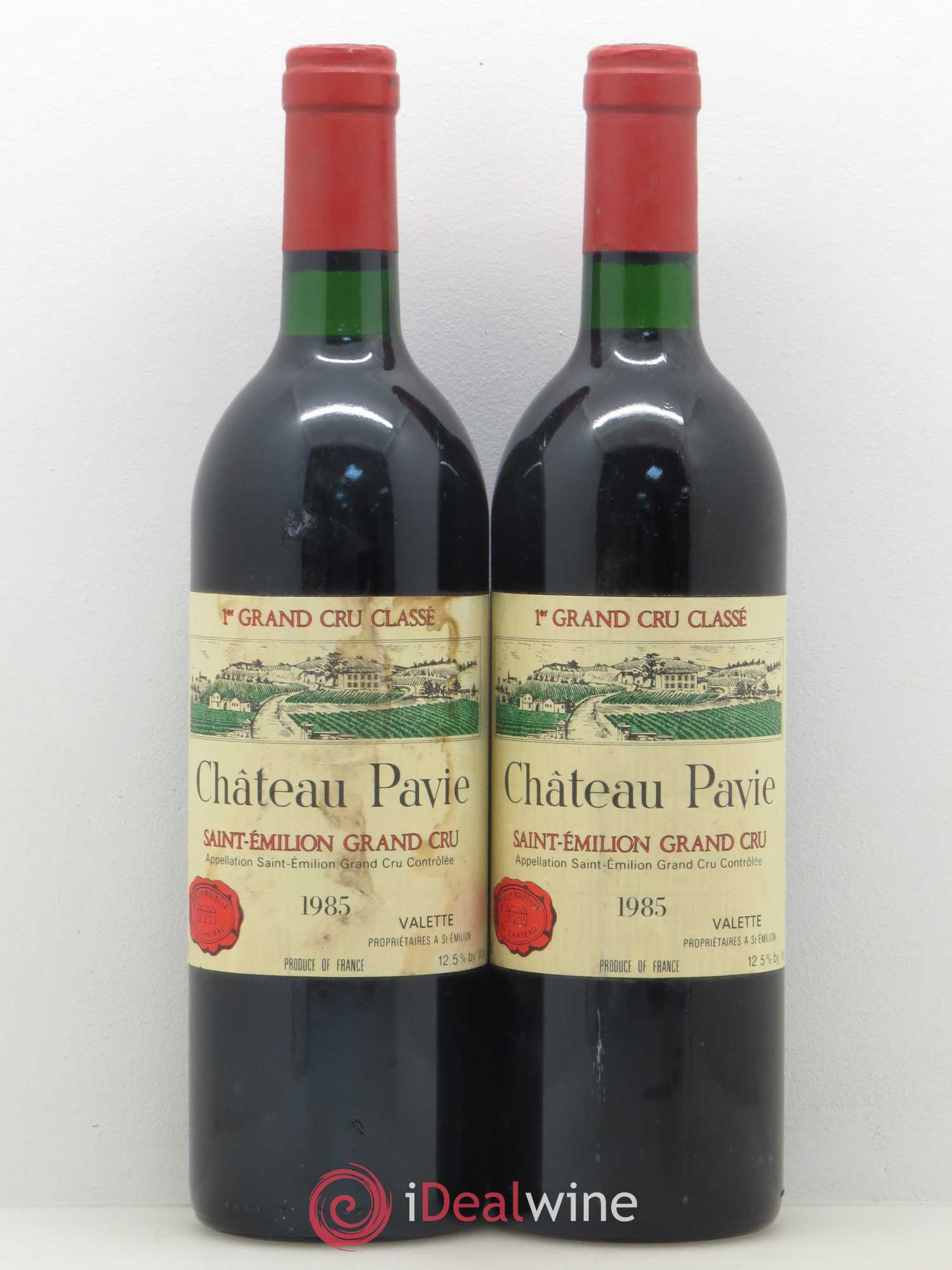 Château Pavie 1er Grand Cru Classé A 1985 - Lot de 2 bouteilles - 0