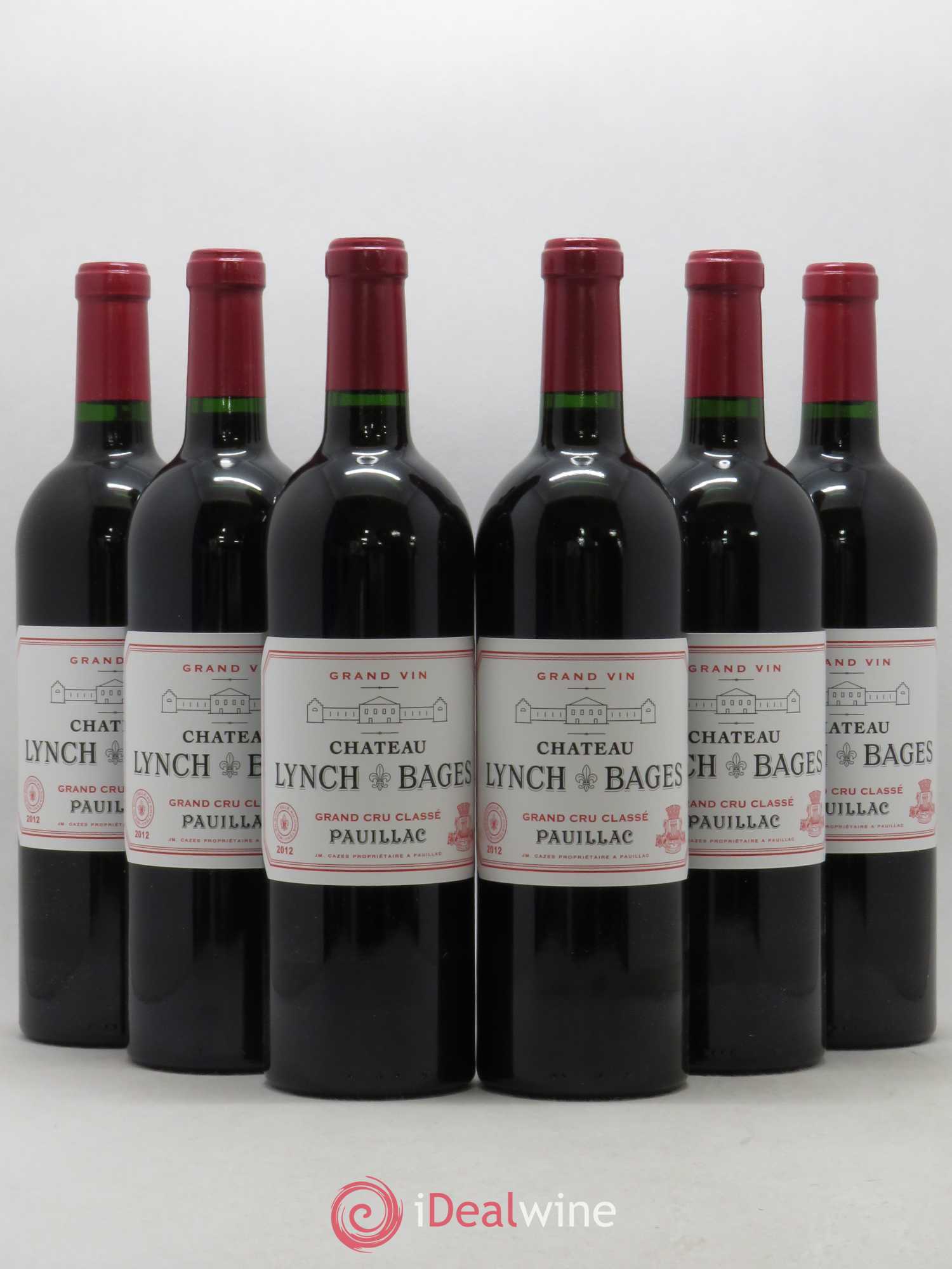 Château Lynch Bages 5ème Grand Cru Classé 2012 - Lot de 6 bouteilles - 0