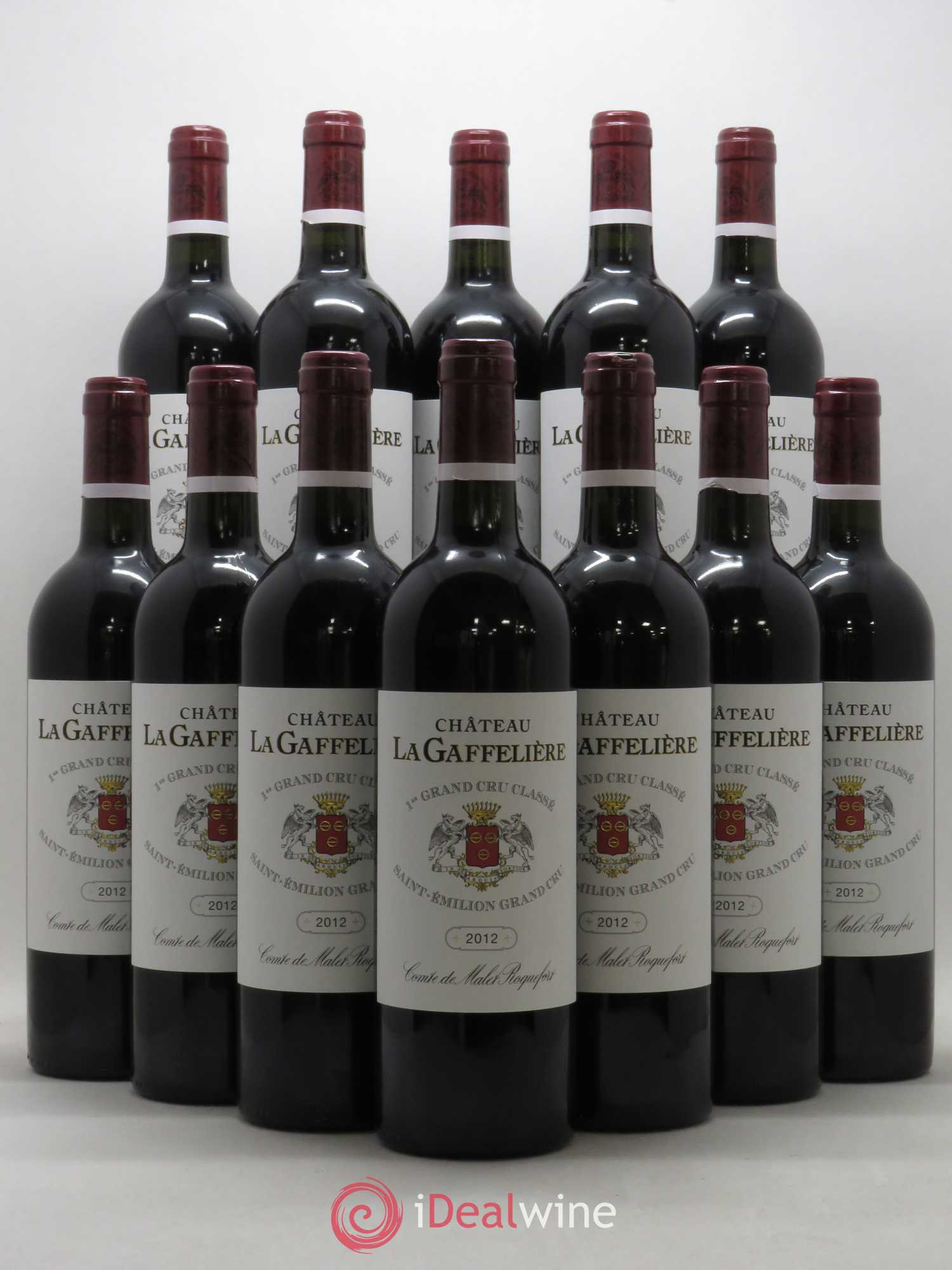 Château la Gaffelière 1er Grand Cru Classé B 2012 - Lot de 12 bouteilles - 0