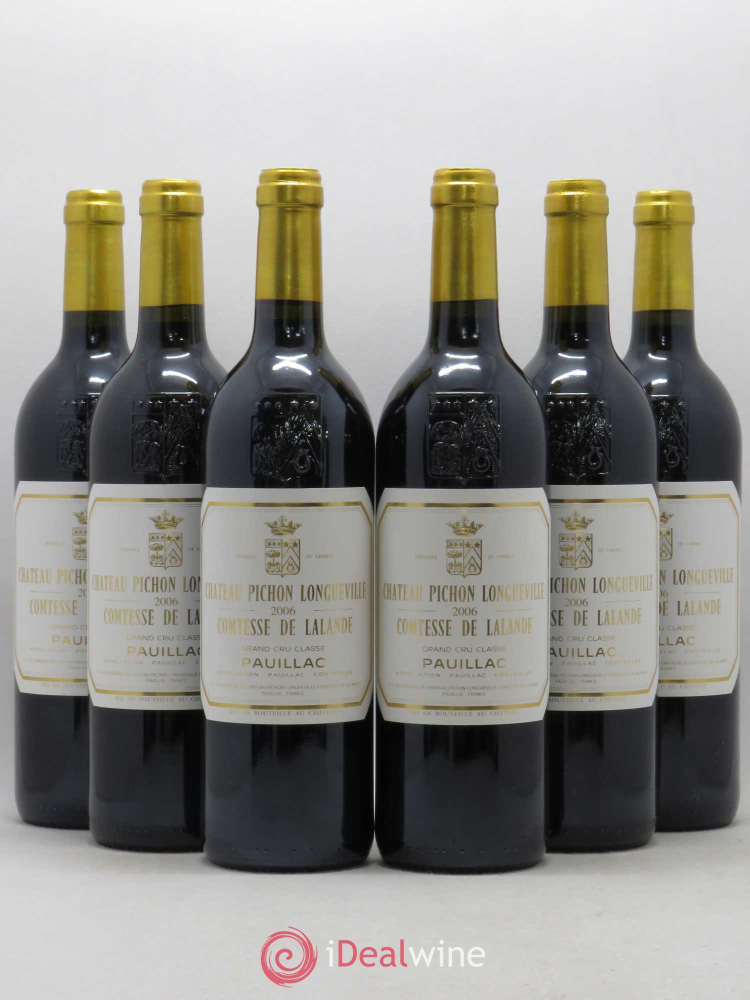 Château Pichon Longueville Comtesse de Lalande 2ème Grand Cru Classé 2006 - Lot de 6 bouteilles - 0