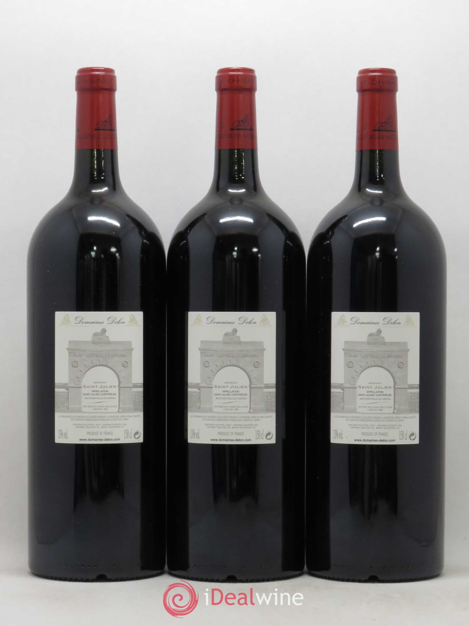Château Léoville Las Cases 2ème Grand Cru Classé 2012 - Posten von 3 Magnum - 1