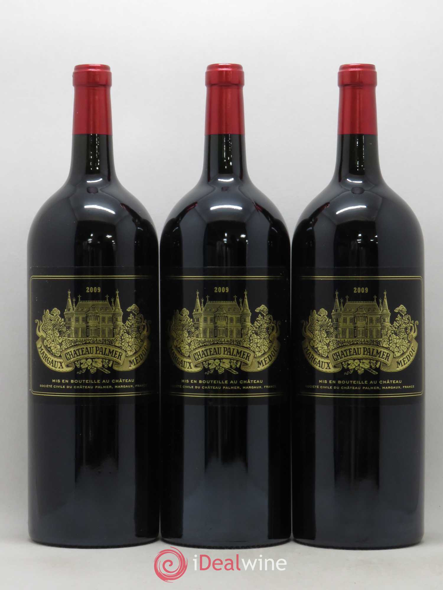 Château Palmer 3ème Grand Cru Classé 2009 - Lot de 3 magnums - 0