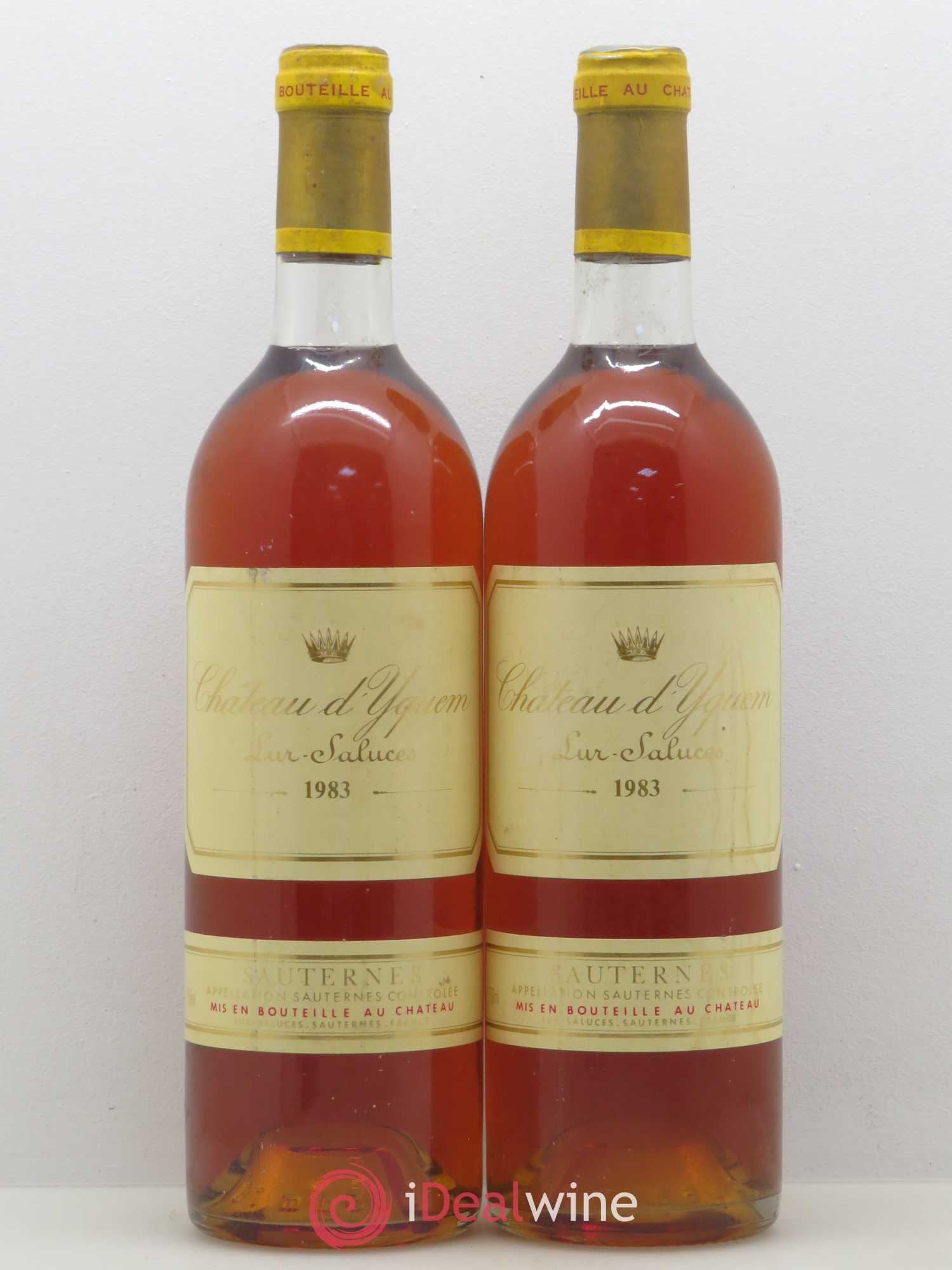 Château d' Yquem 1er Cru Classé Supérieur 1983 - Lotto di 2 bottiglie - 0
