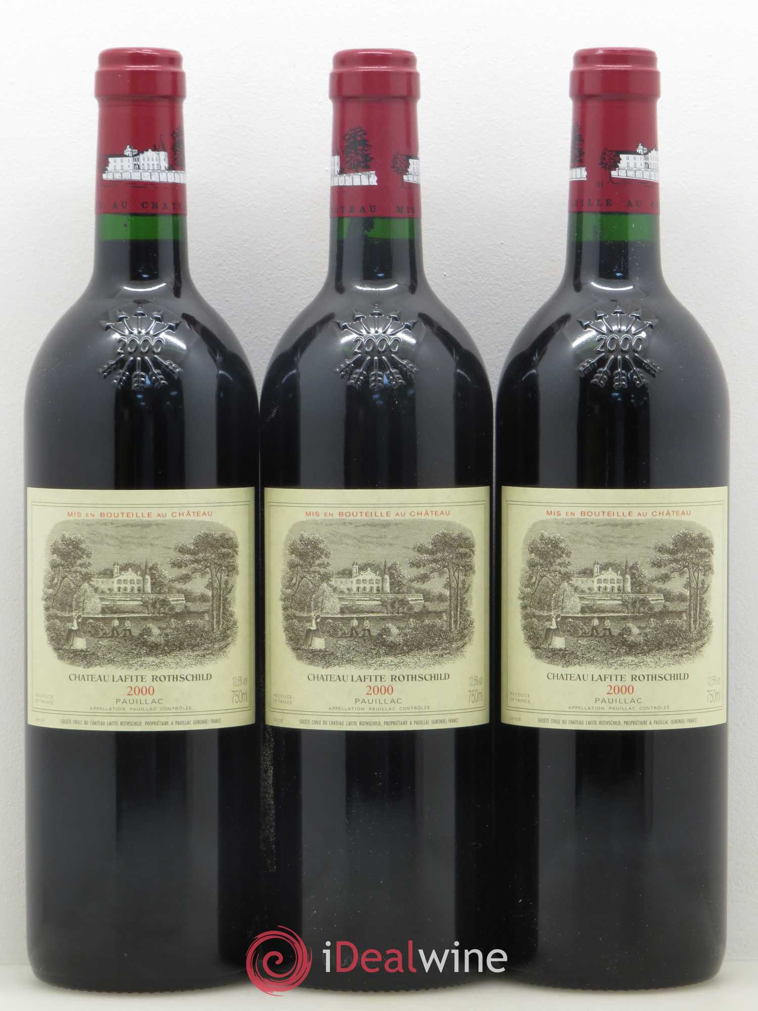 Château Lafite Rothschild 1er Grand Cru Classé 2000 - Lot de 6 bouteilles - 2