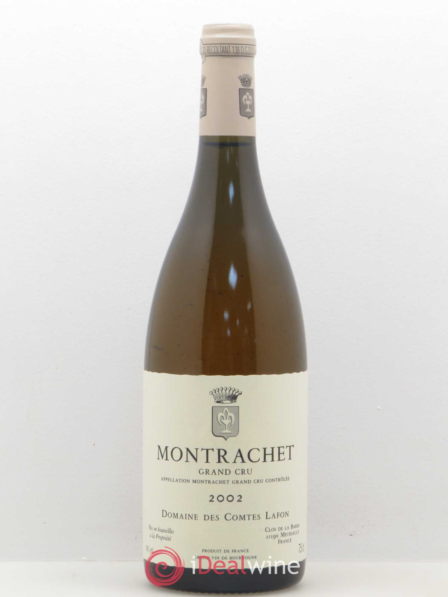 Montrachet Grand Cru Comtes Lafon (Domaine des) 2002 - Lot de 1 bouteille - 0