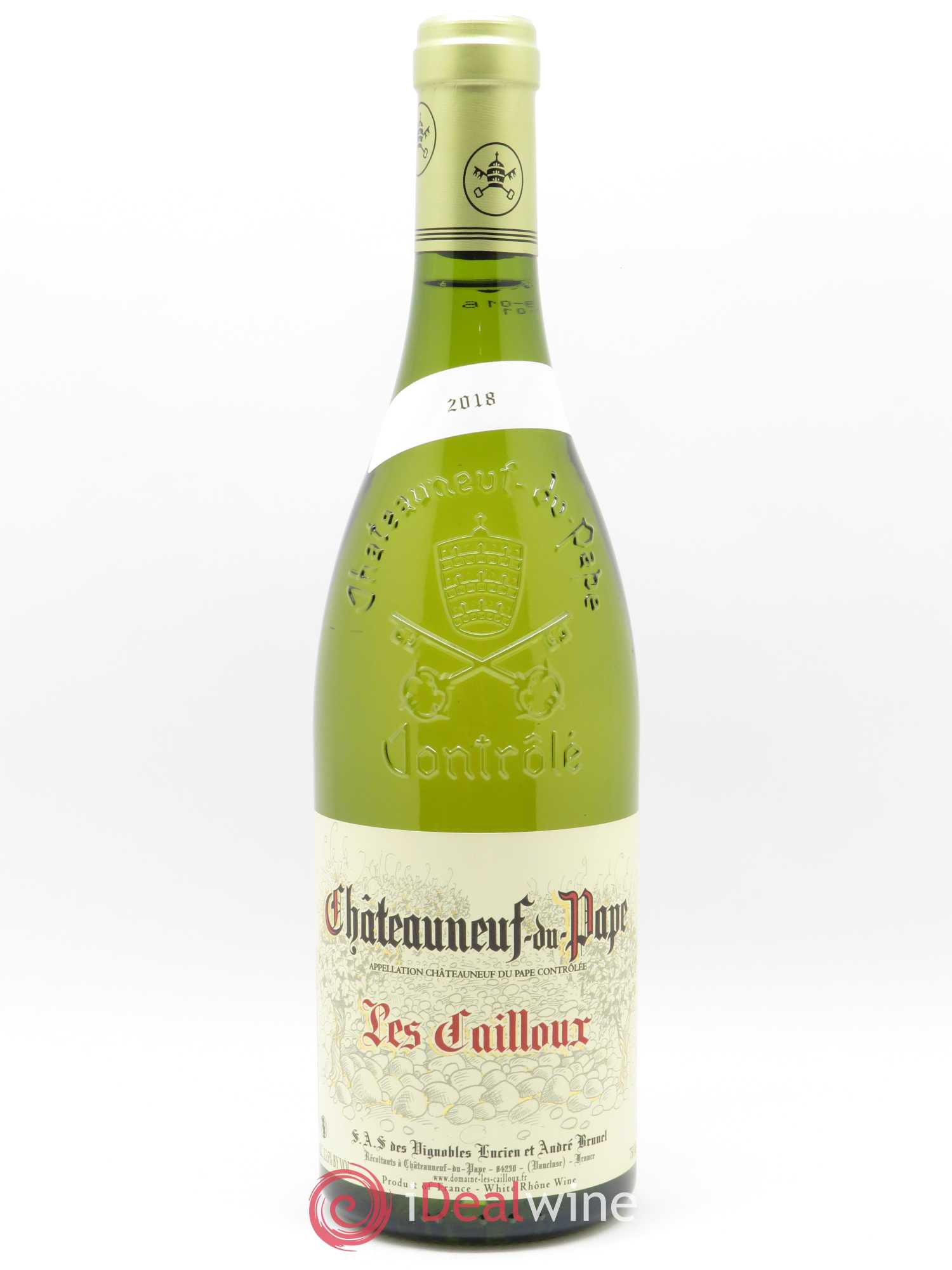 Châteauneuf-du-Pape Les Cailloux André Brunel 2018 - Lot de 1 bouteille - 0