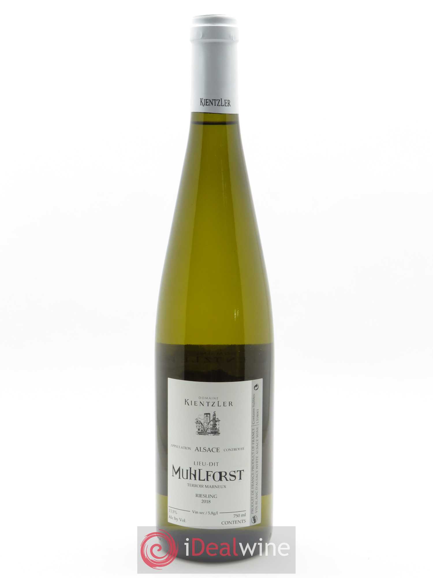 Alsace Riesling Muhlforst Kientzler 2018 - Lot of 1 bottle - 1