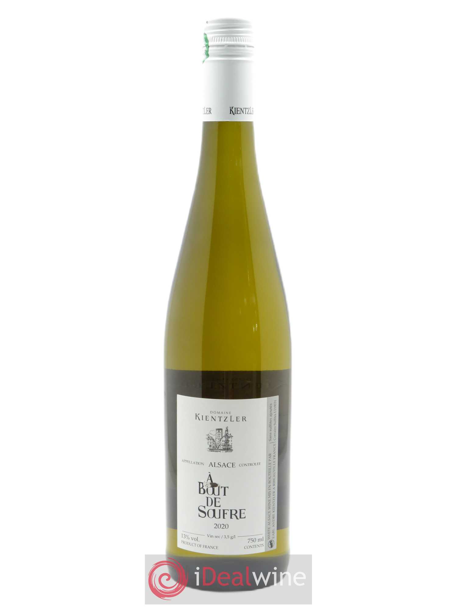 Alsace A bout de soufre Kientzler 2020 - Lot of 1 bottle - 1