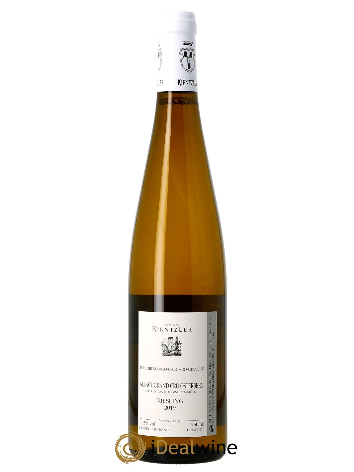 Alsace Riesling Grand Cru Osterberg Kientzler 2019 - Lot of 1 bottle - 1