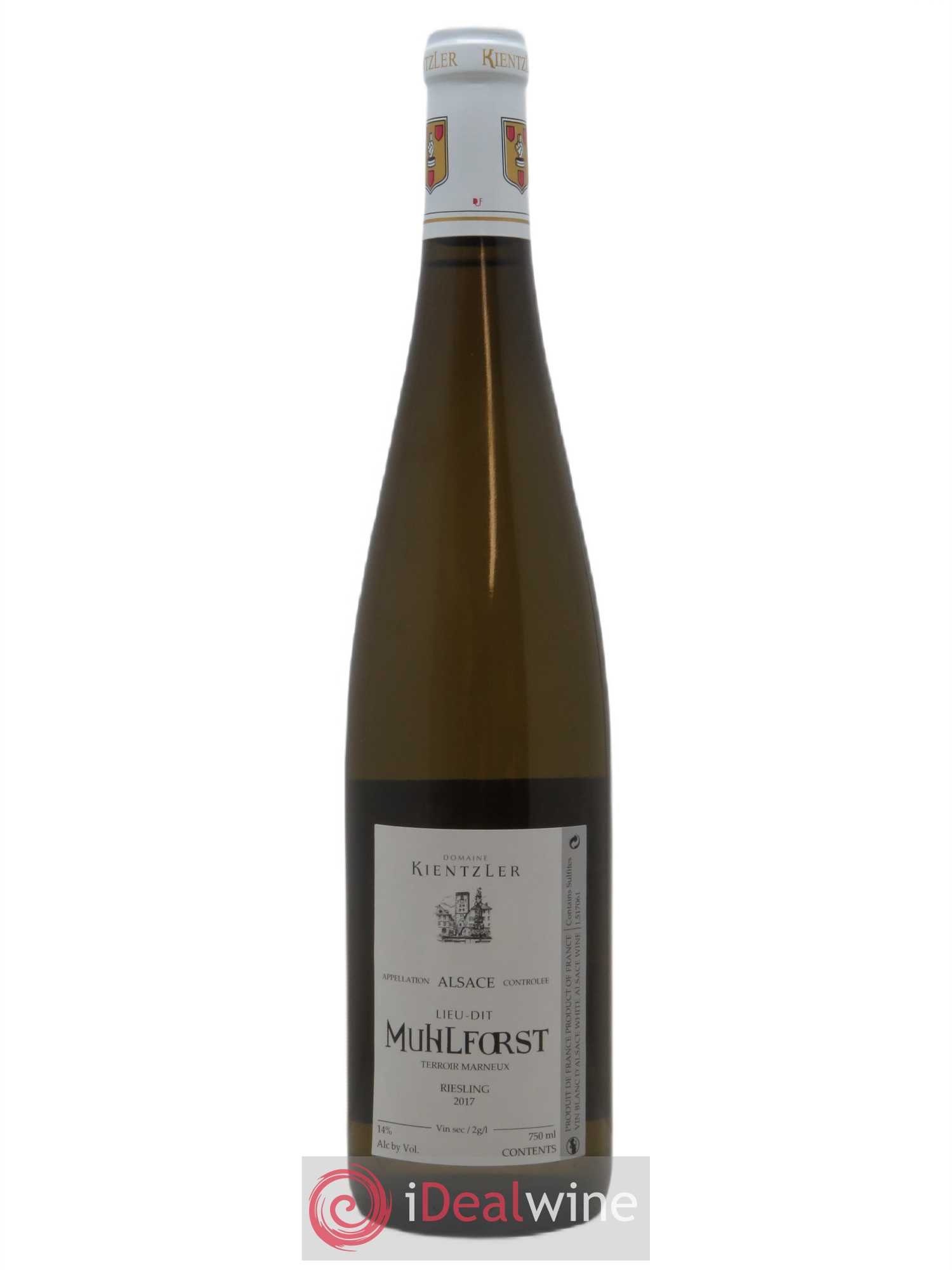 Alsace Riesling Muhlforst Kientzler 2017 - Posten von 1 Flasche - 1