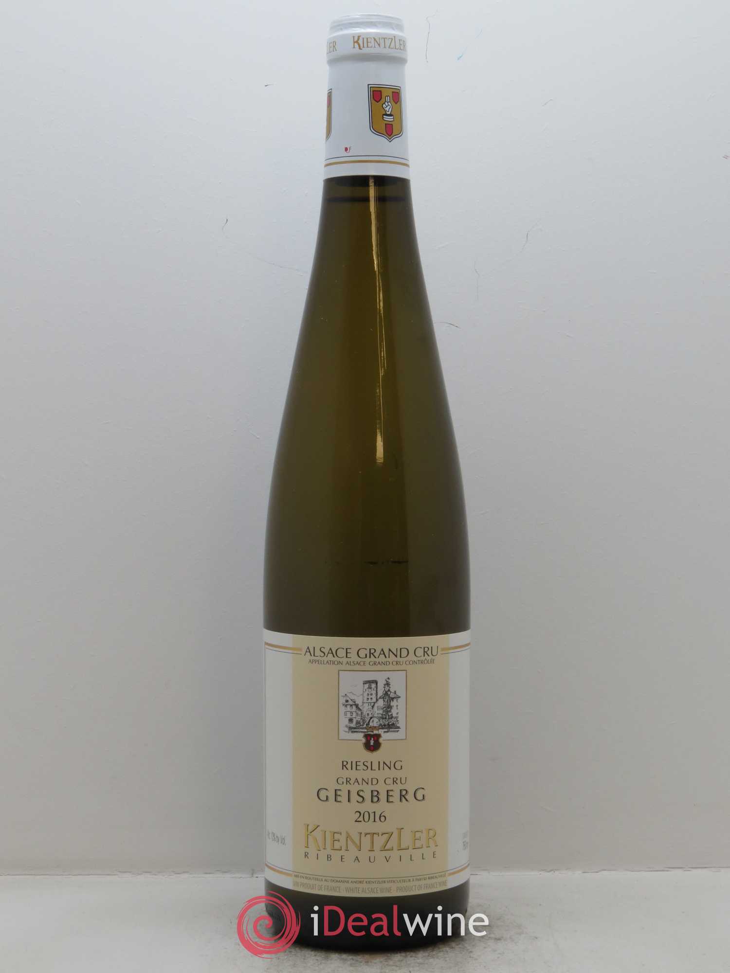 Alsace Riesling Grand Cru Geisberg Kientzler 2016 - Lot de 1 bouteille - 0