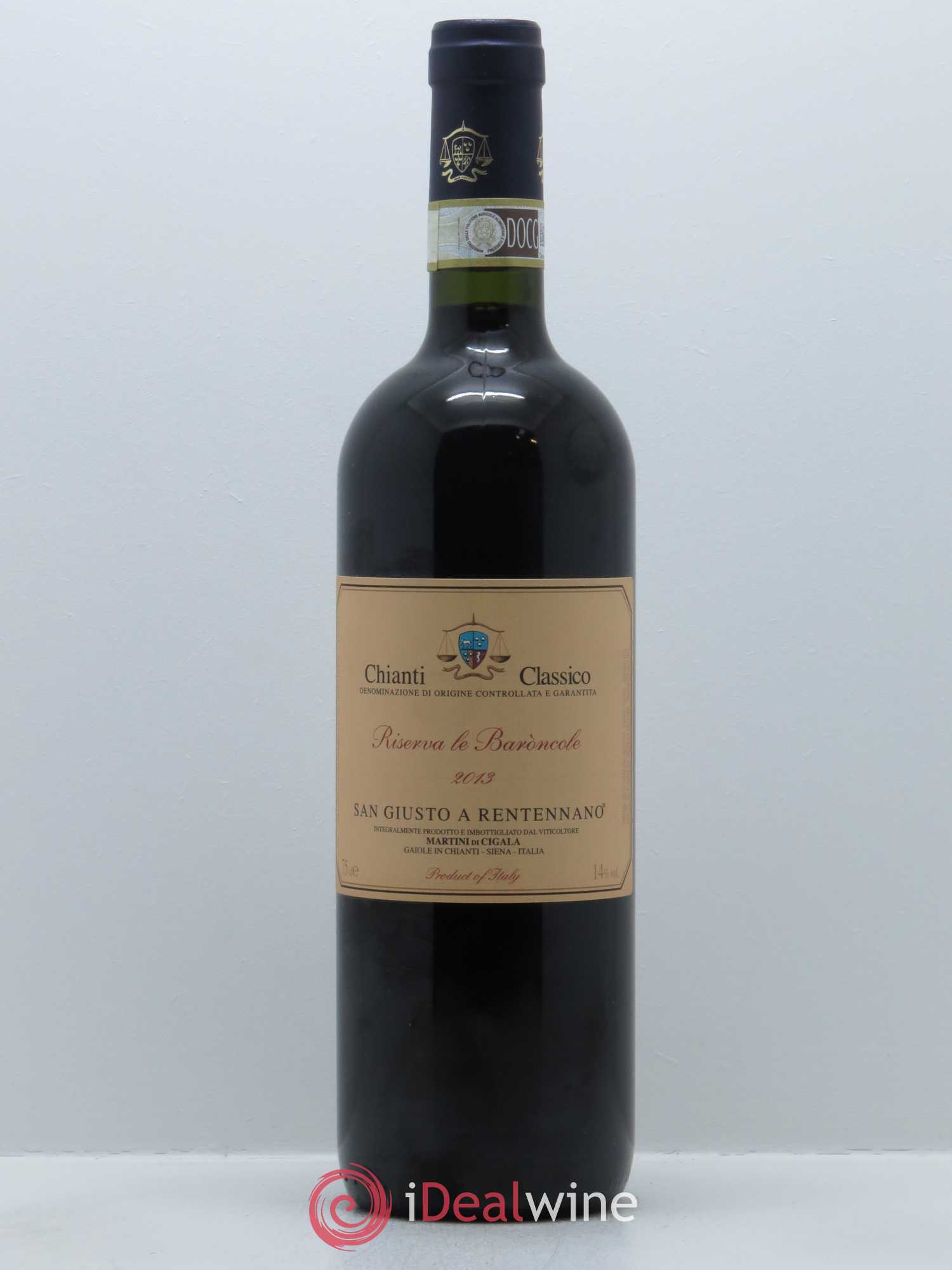 Chianti Classico DOCG San Giusto A Rentennano Riserva Le Baroncole Famille Martini di Cigala 2013 - Lot de 1 bouteille - 0