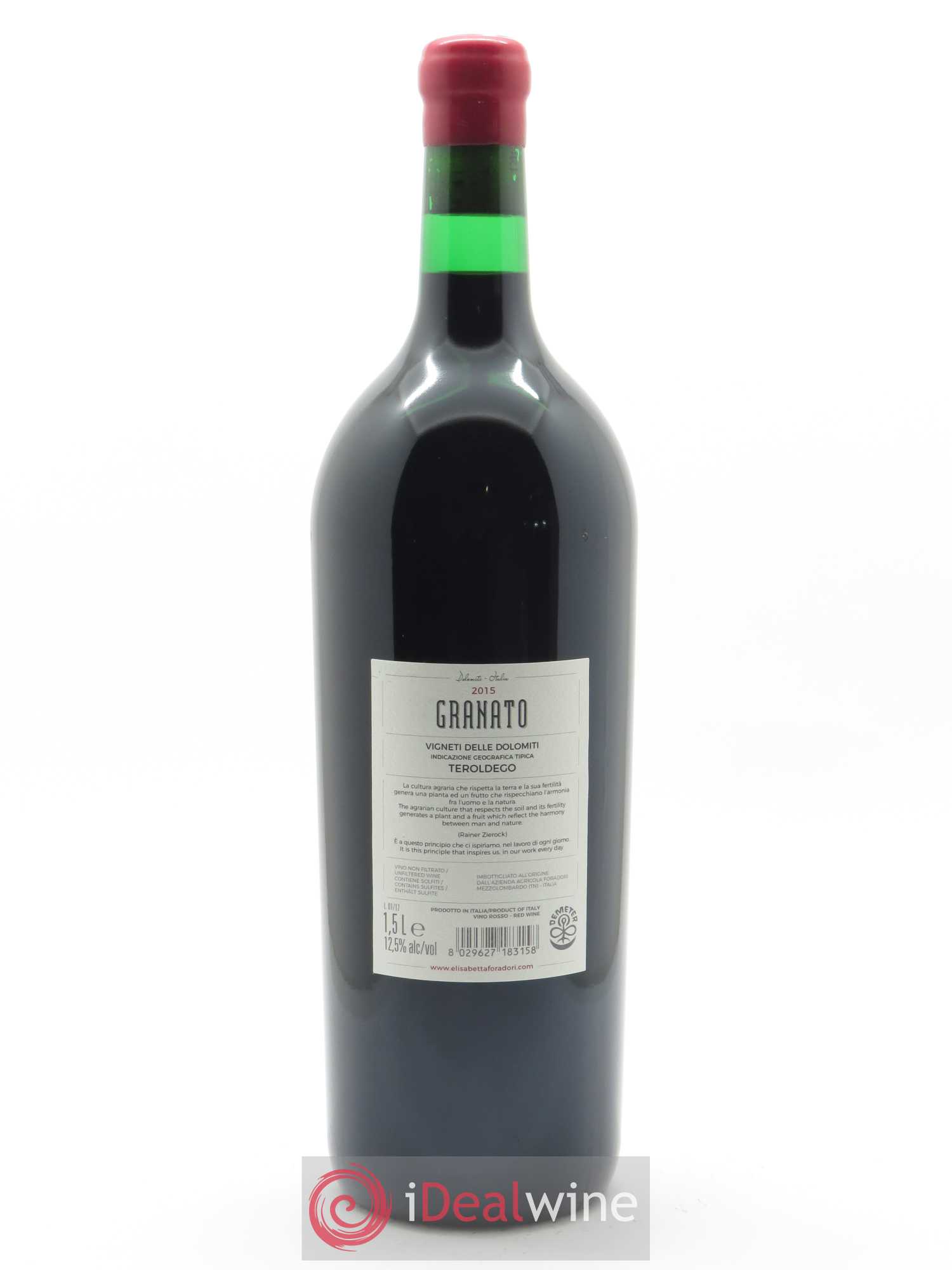 Vigneti delle Dolomiti IGT Granato Elisabetta Foradori 2015 - Lot de 1 magnum - 1