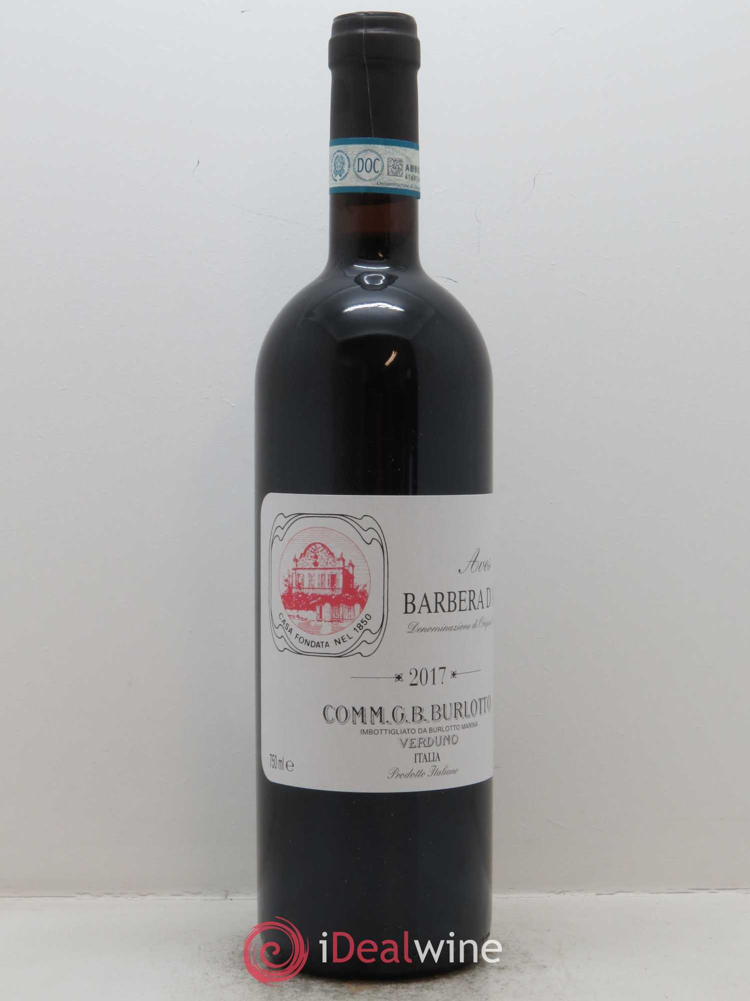 Barbera d'Alba DOC Aves Comm. Giovan Battista Burlotto 2017 - Lot de 1 bouteille - 0