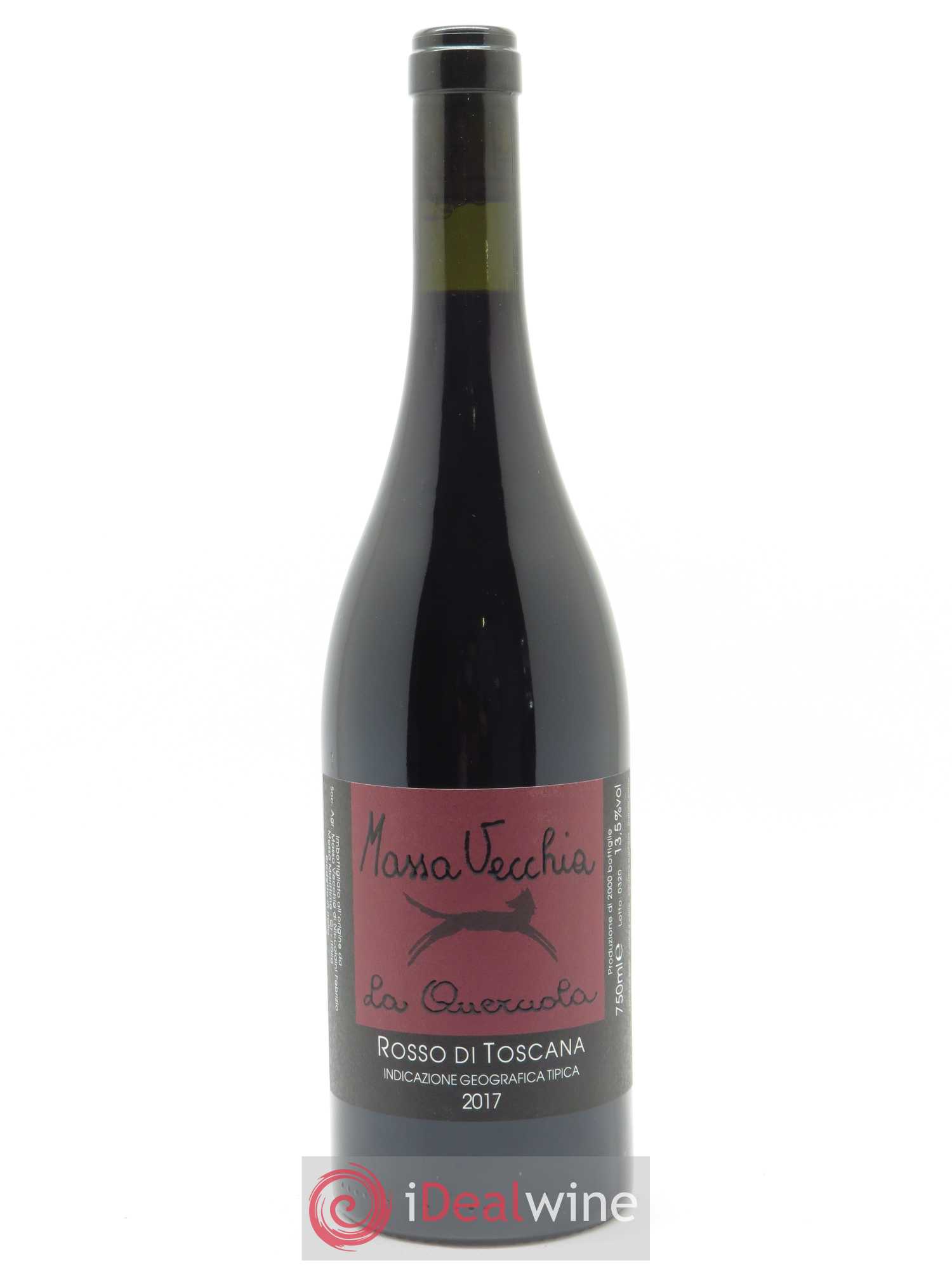 Toscana IGT Massa Vecchia La Querciola 2017 - Lot de 1 bouteille - 0