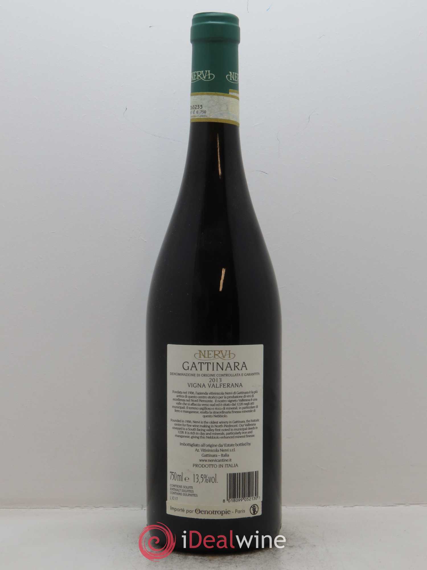 Gattinara DOCG Vigna Valferana Nervi Conterno 2013 - Lot de 1 bouteille - 1