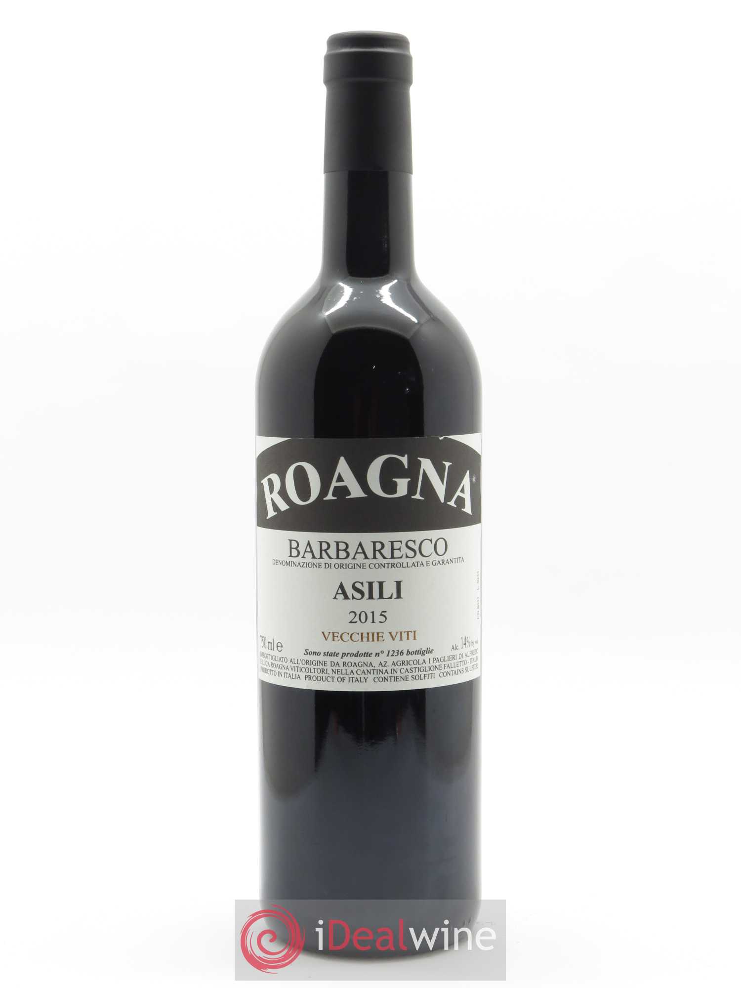 Barbaresco DOCG Asili Vecchie Viti Roagna 2015 - Lot de 1 bouteille - 0