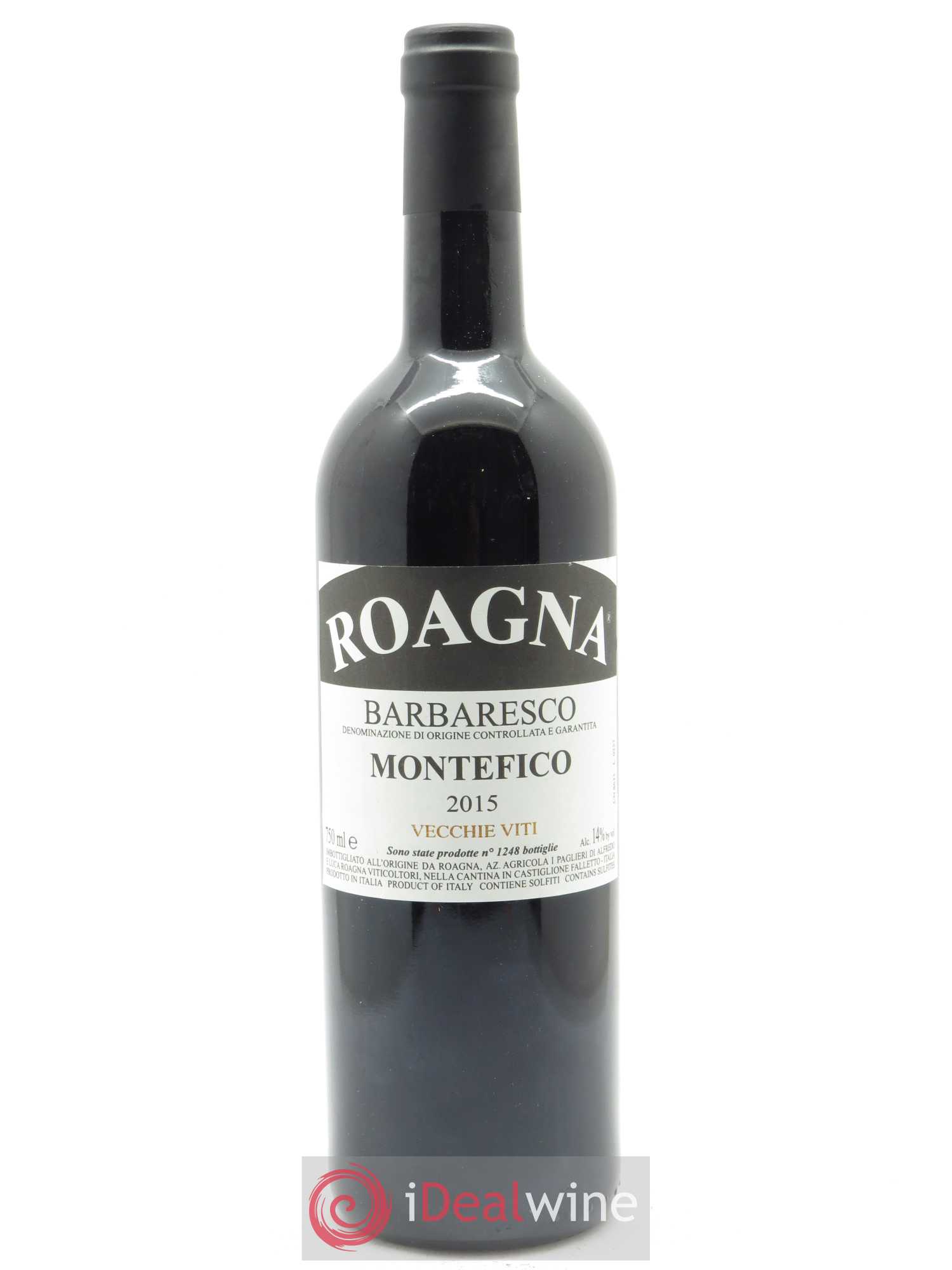 Barbaresco DOCG Montefico Vecchie Viti Roagna 2015 - Lot de 1 bouteille - 0