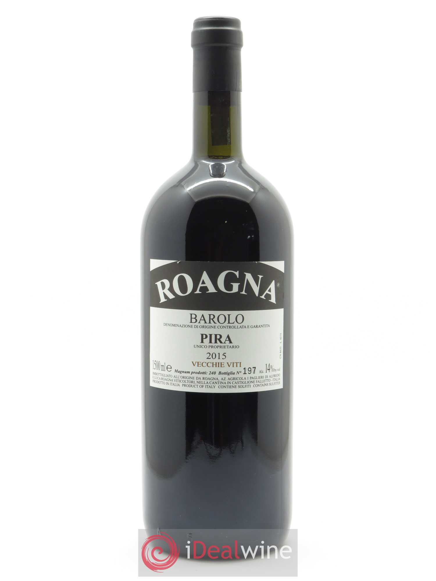 Barolo DOCG Pira Vecchie Viti Roagna 2015 - Lot de 1 magnum - 0