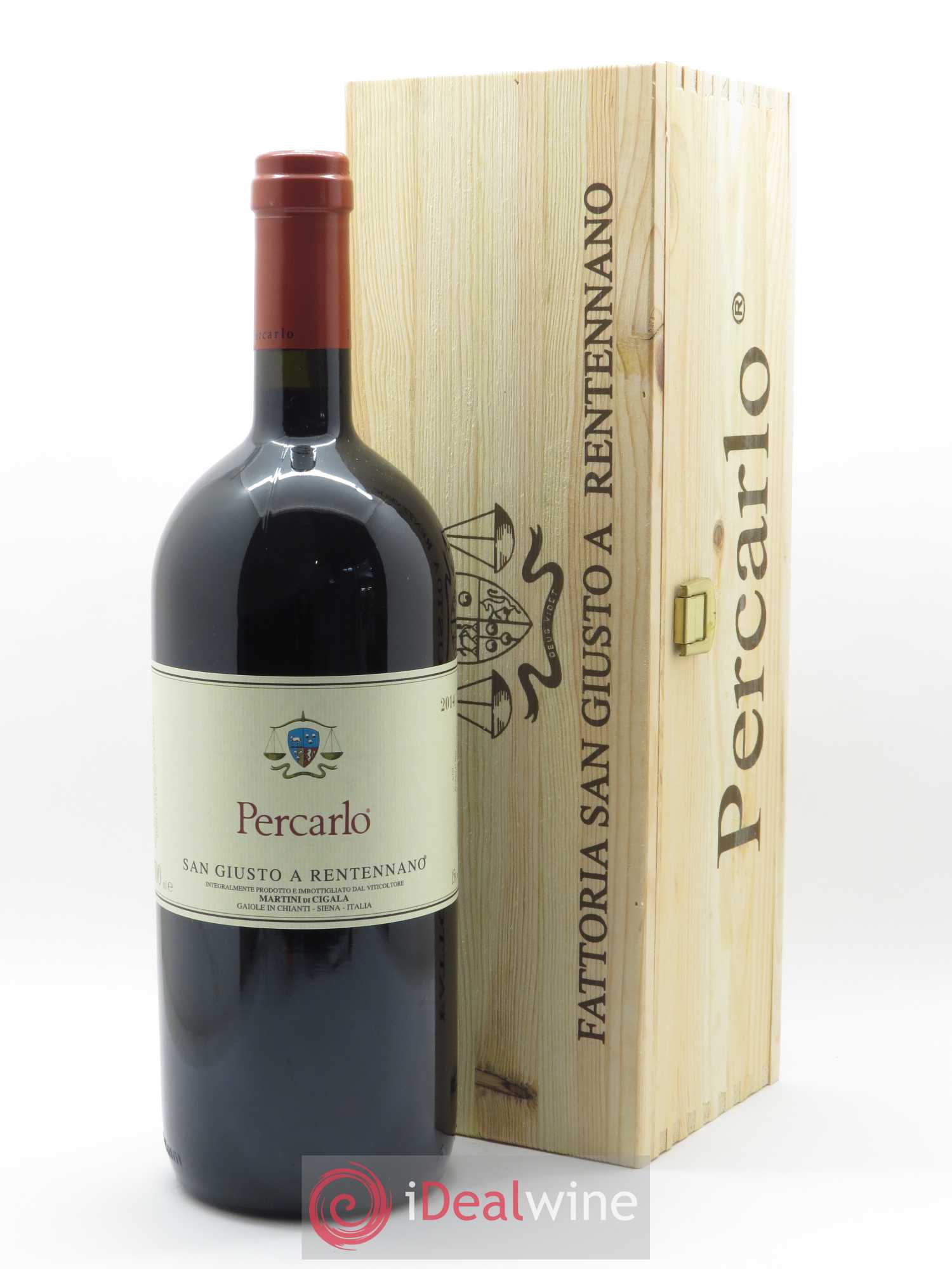 Toscana IGT San Giusto a Rentennano Percarlo Famille Martini di Cigala 2014 - Lot de 1 magnum - 0