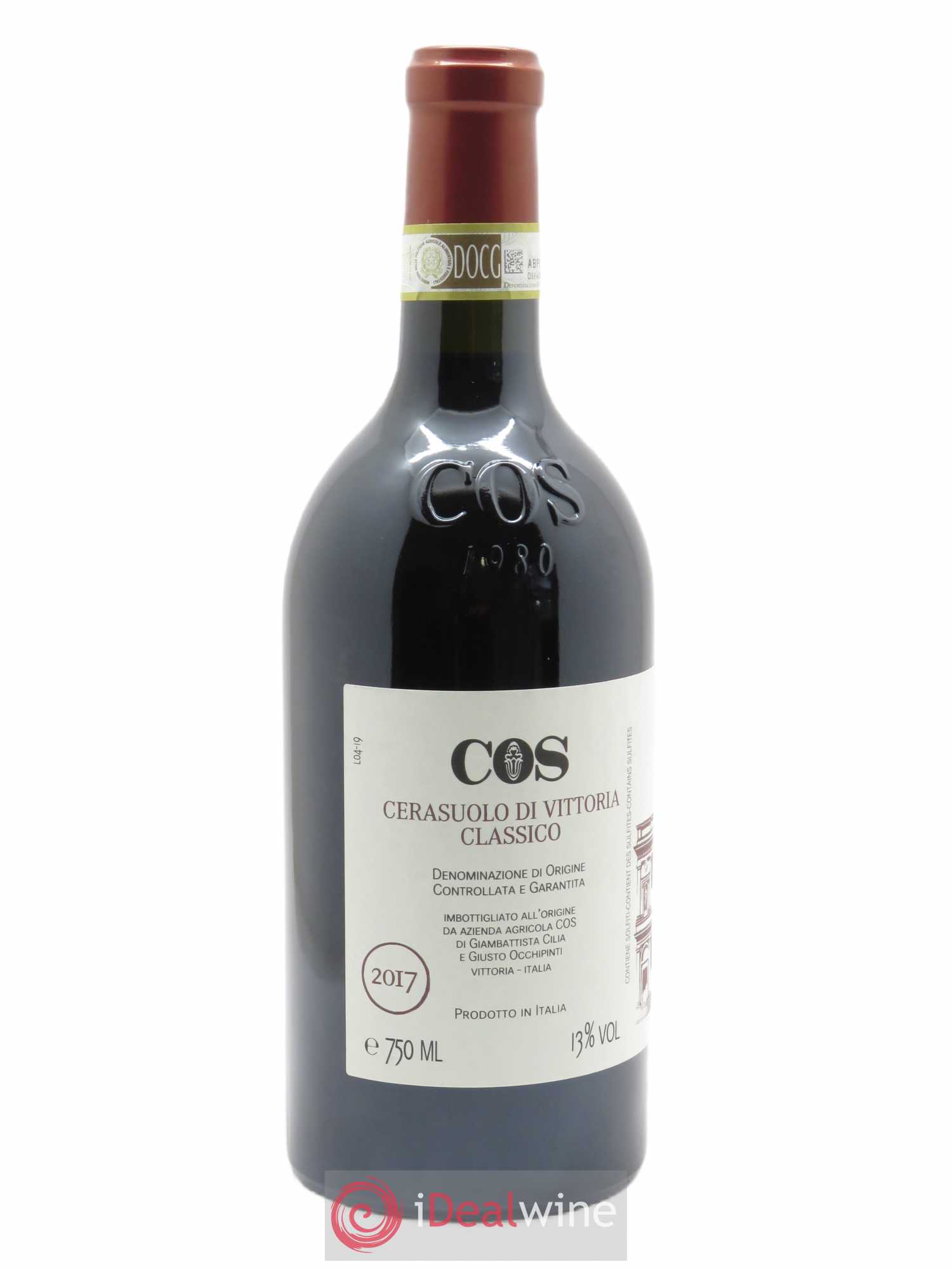 Cerasuolo di Vittoria Classico DOCG Azienda Agricola Cos 2017 - Lot de 1 bouteille - 1