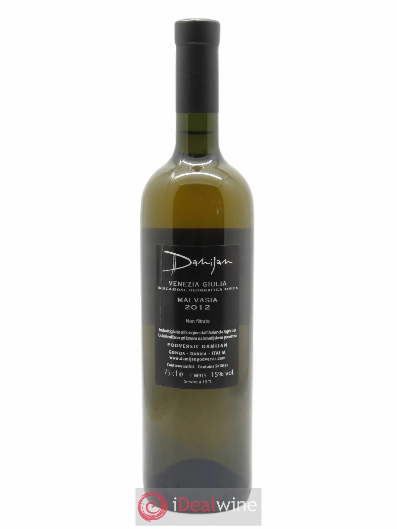 Venezia Giulia IGT Damijan Podversic Malvasia 2012 - Lot de 1 bouteille - 1