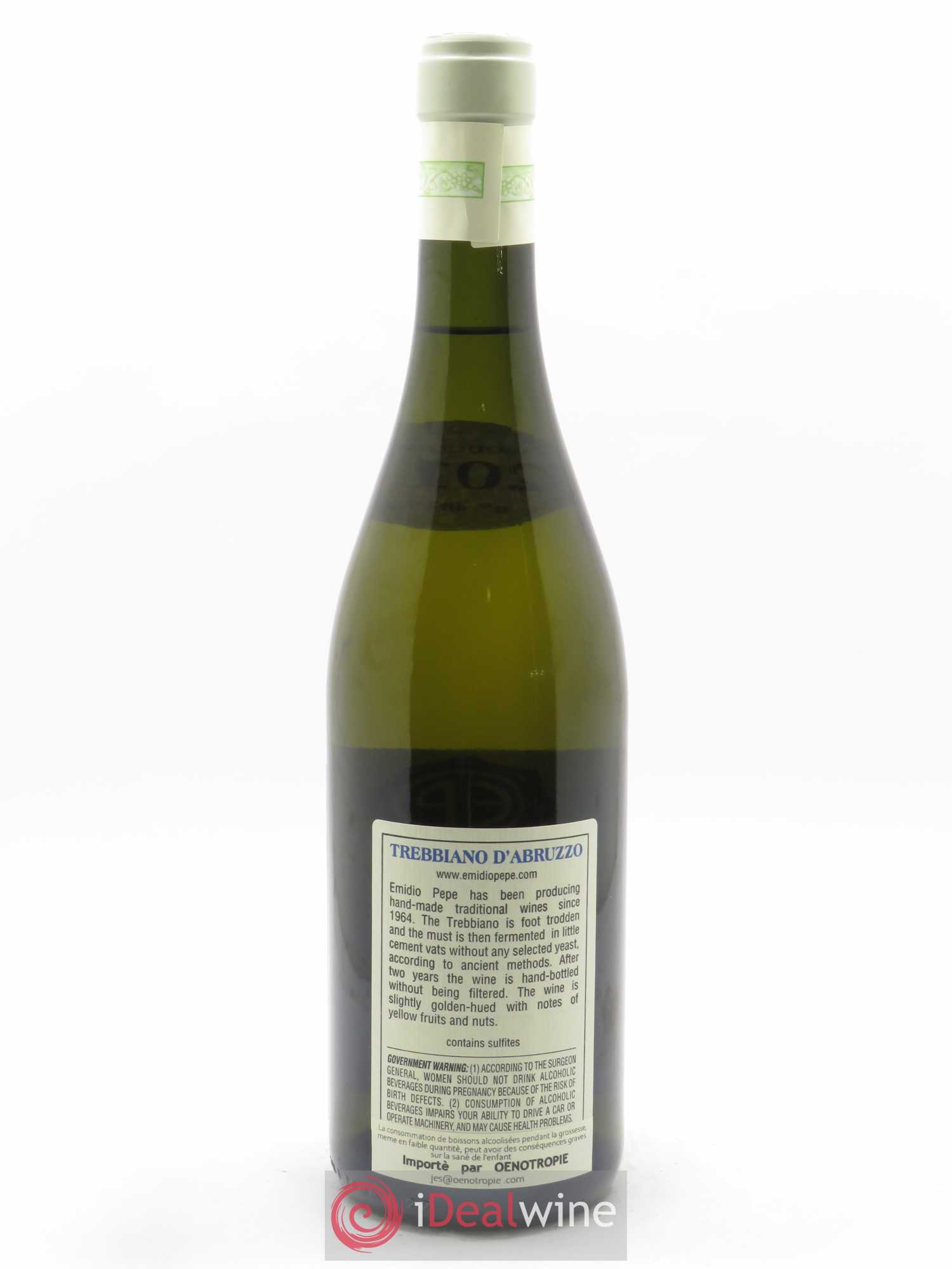 Trebbiano d'Abruzzo DOC Vecchie Viti Emidio Pepe 2017 - Lot de 1 bouteille - 1