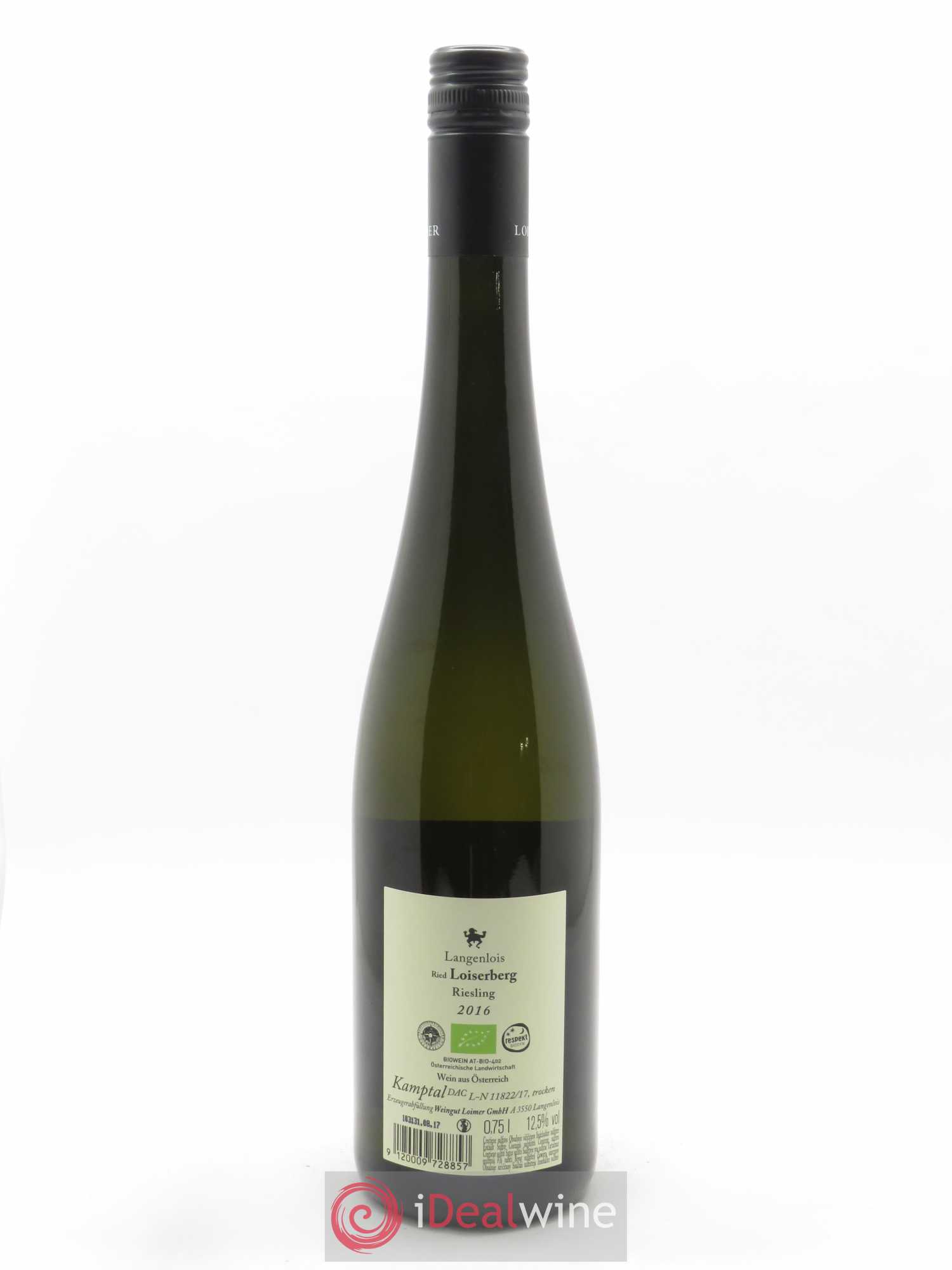 Riesling Loimer Loiseberg 2016 - Lot de 1 bouteille - 1