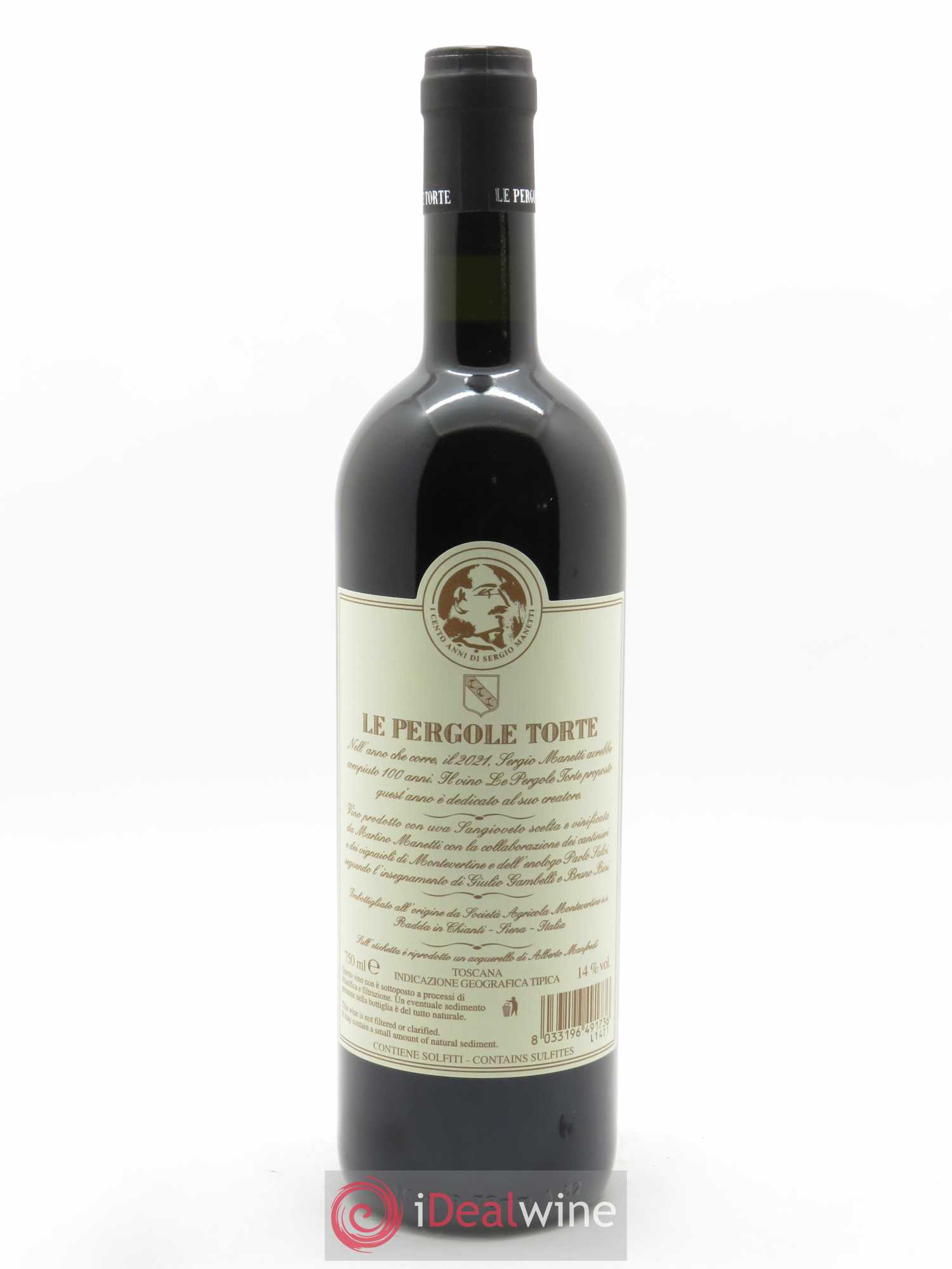 Toscana IGT Montevertine Le Pergole Torte Famille Manetti 2018 - Lot de 1 bouteille - 1