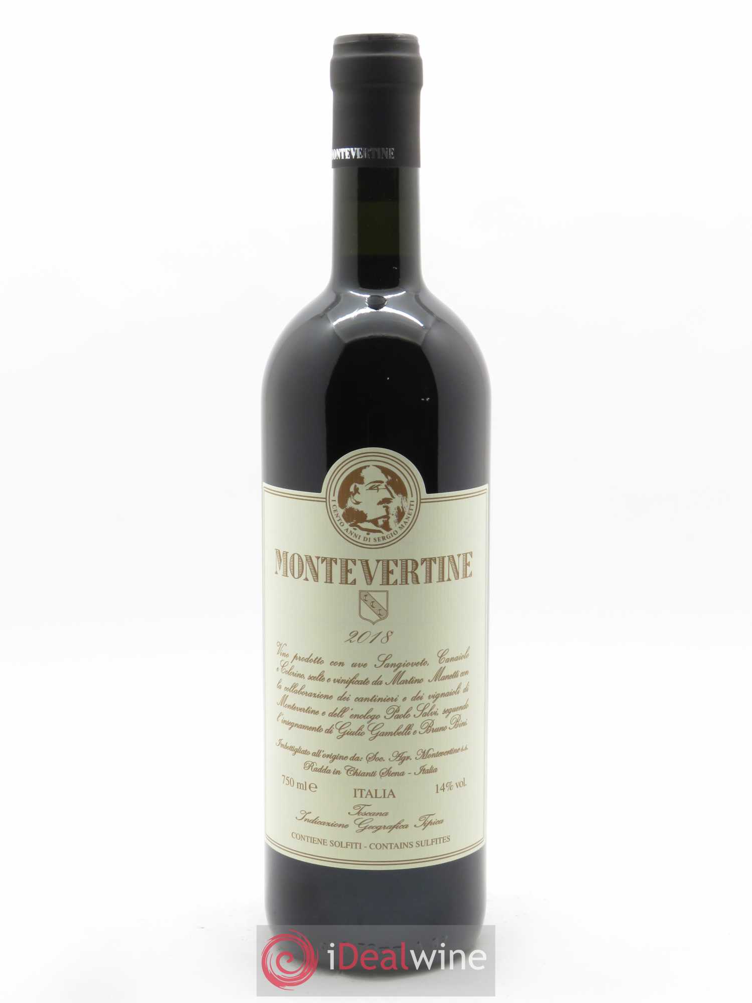 Toscana IGT Montevertine Famille Manetti 2018 - Lot de 1 bouteille - 0